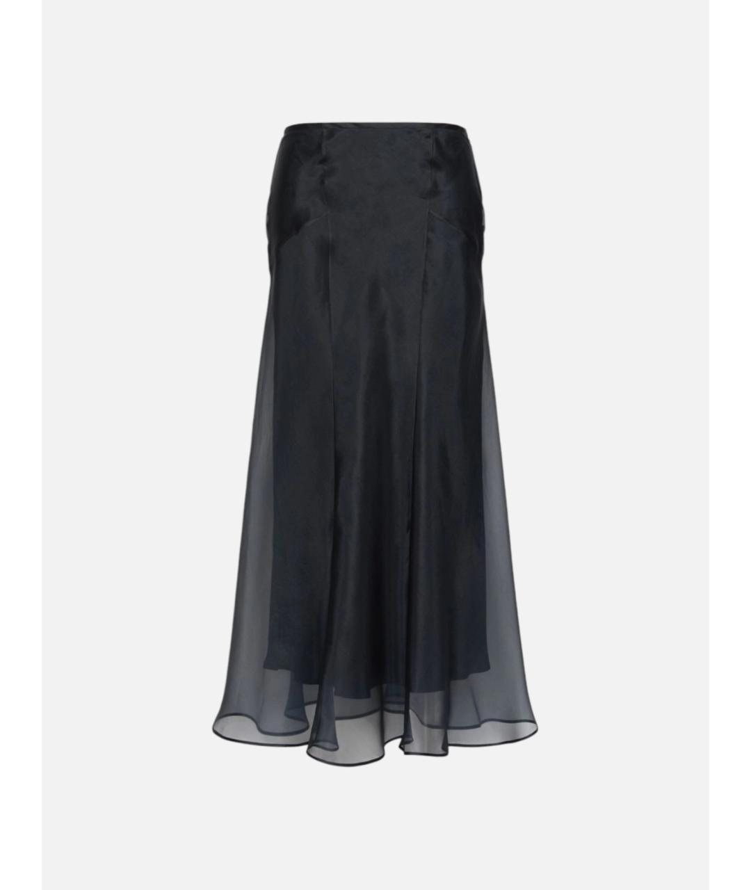 MAX MARA Шелковая юбка миди, фото 6