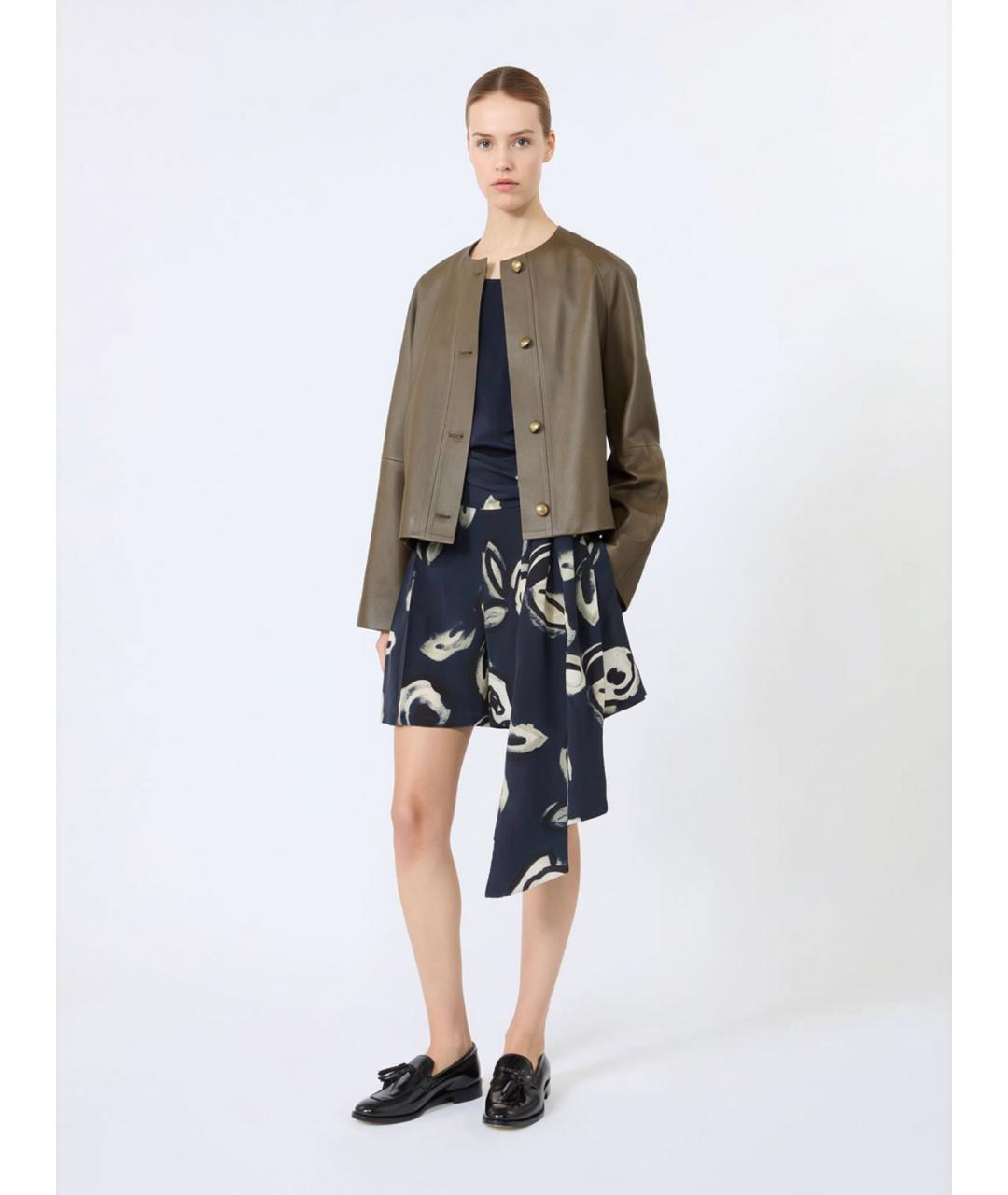MAX MARA Мульти шелковые шорты, фото 2