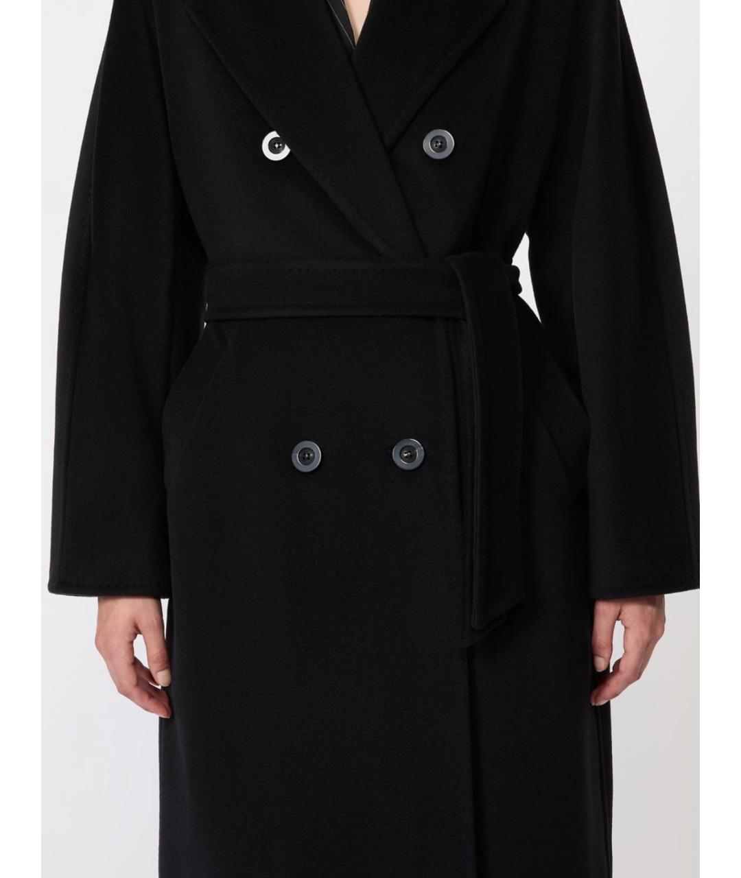 MAX MARA Черное шерстяное пальто, фото 5