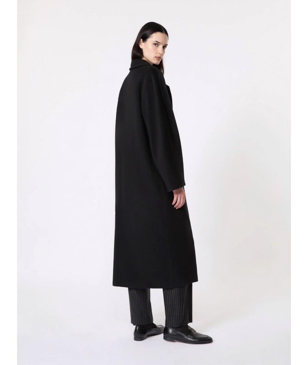 MAX MARA Черное шерстяное пальто, фото 4