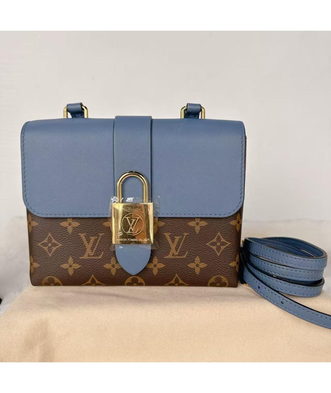 LOUIS VUITTON Голубая сумка через плечо, фото 2