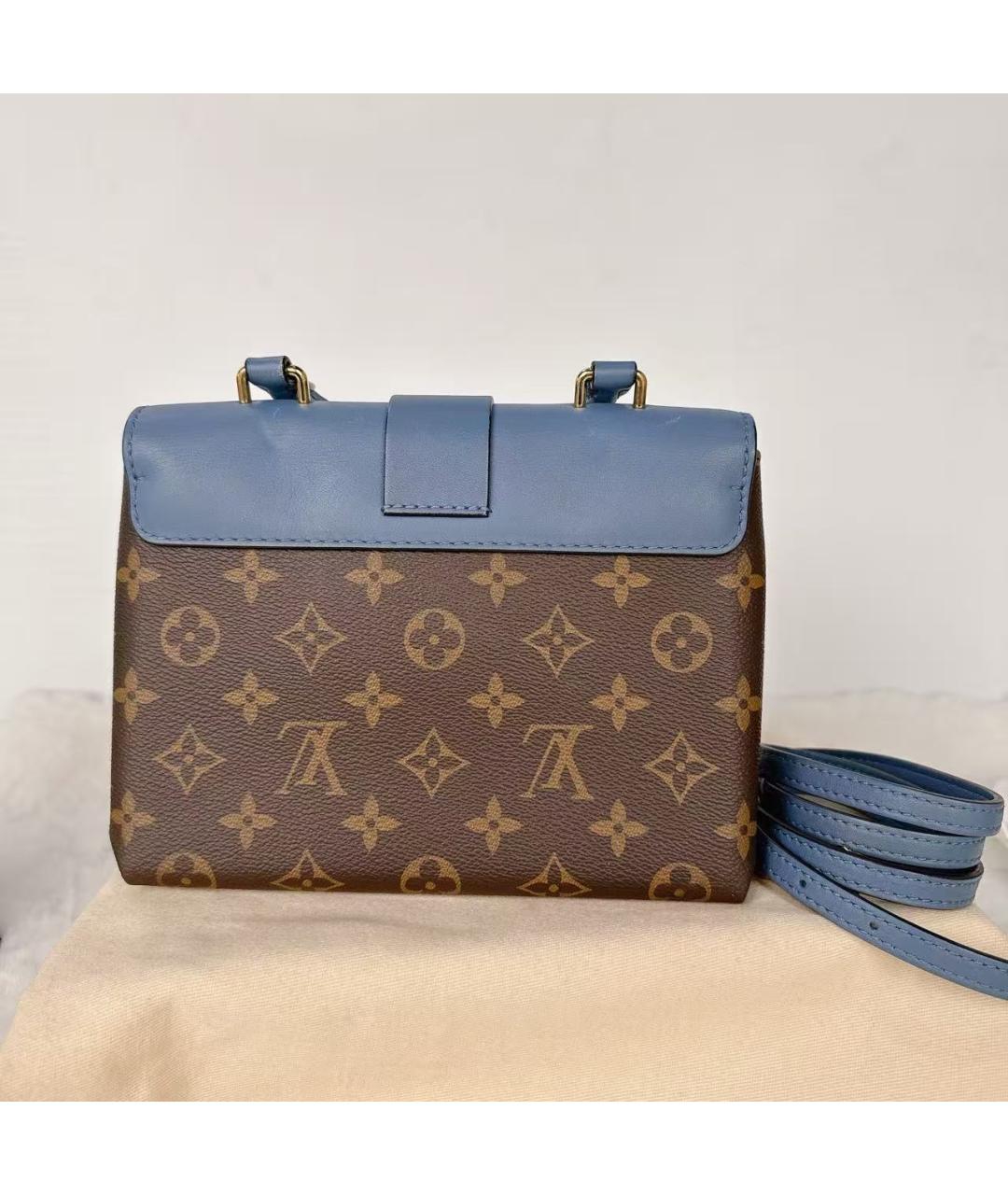 LOUIS VUITTON Голубая сумка через плечо, фото 3