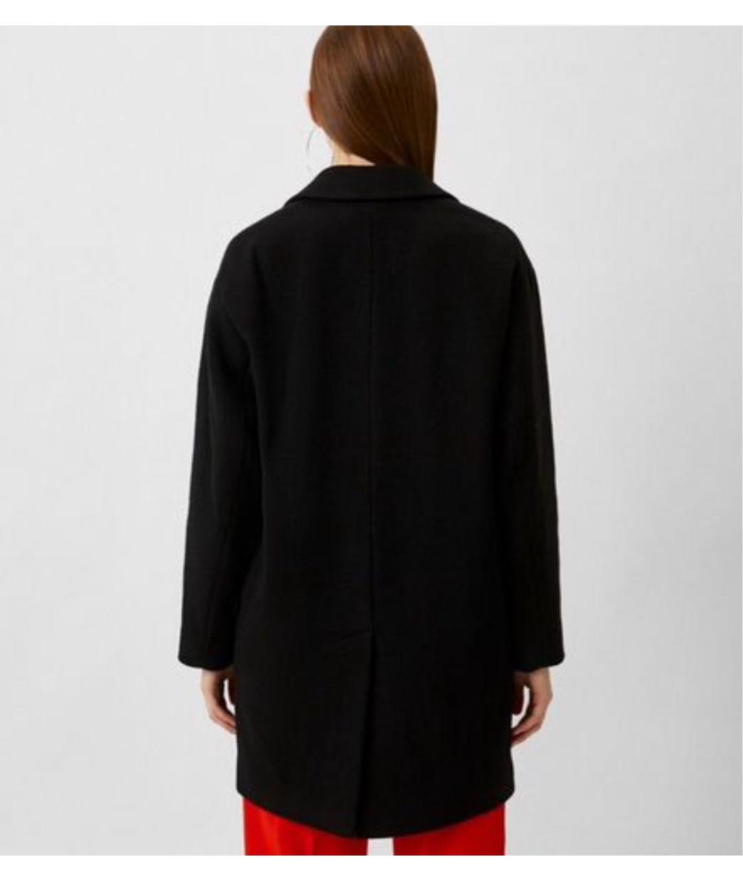 HUGO BOSS Черное шерстяное пальто, фото 4
