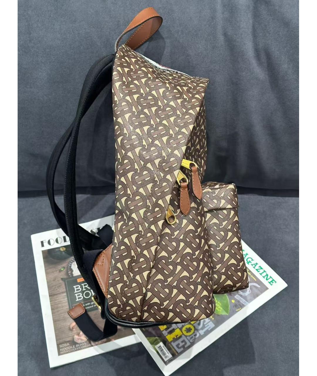 BURBERRY Коричневый рюкзак, фото 4