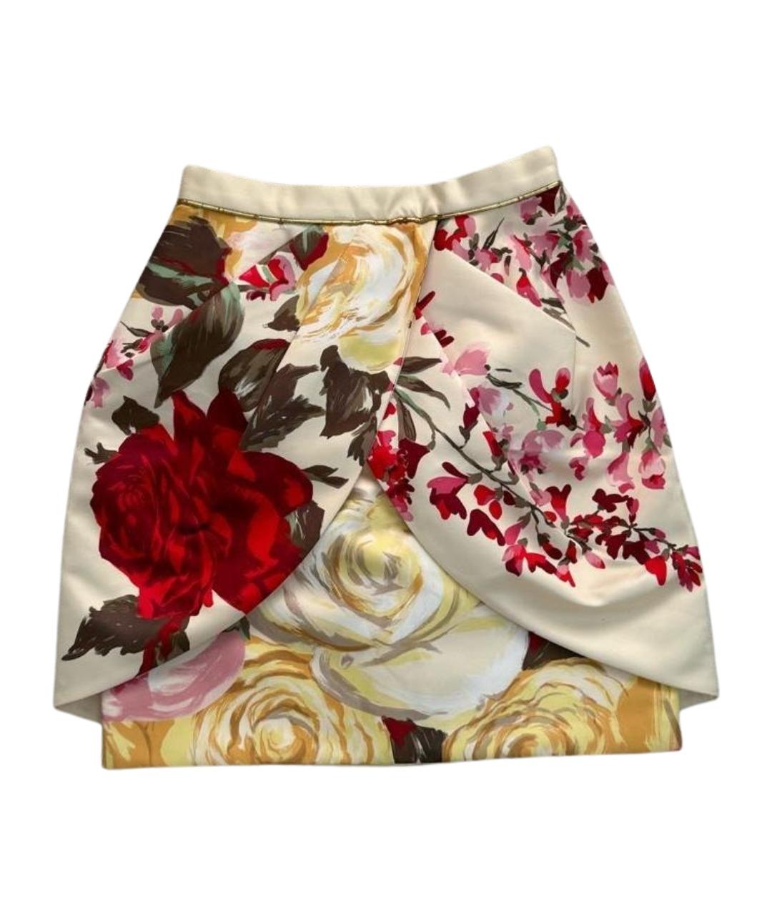BLUMARINE Мульти юбка мини, фото 1