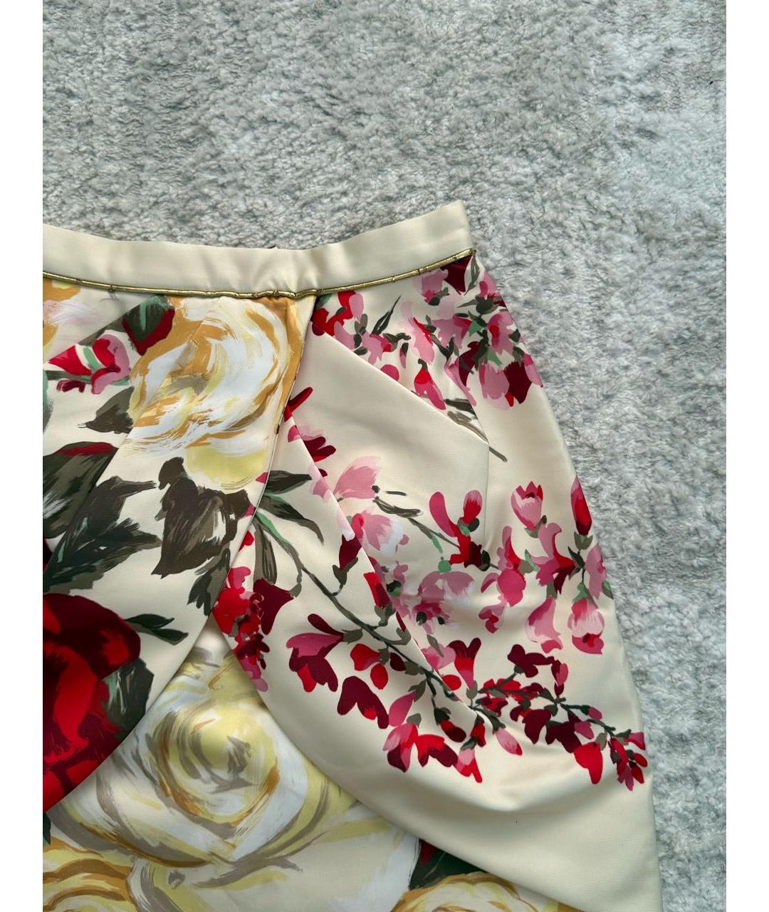 BLUMARINE Мульти юбка мини, фото 4