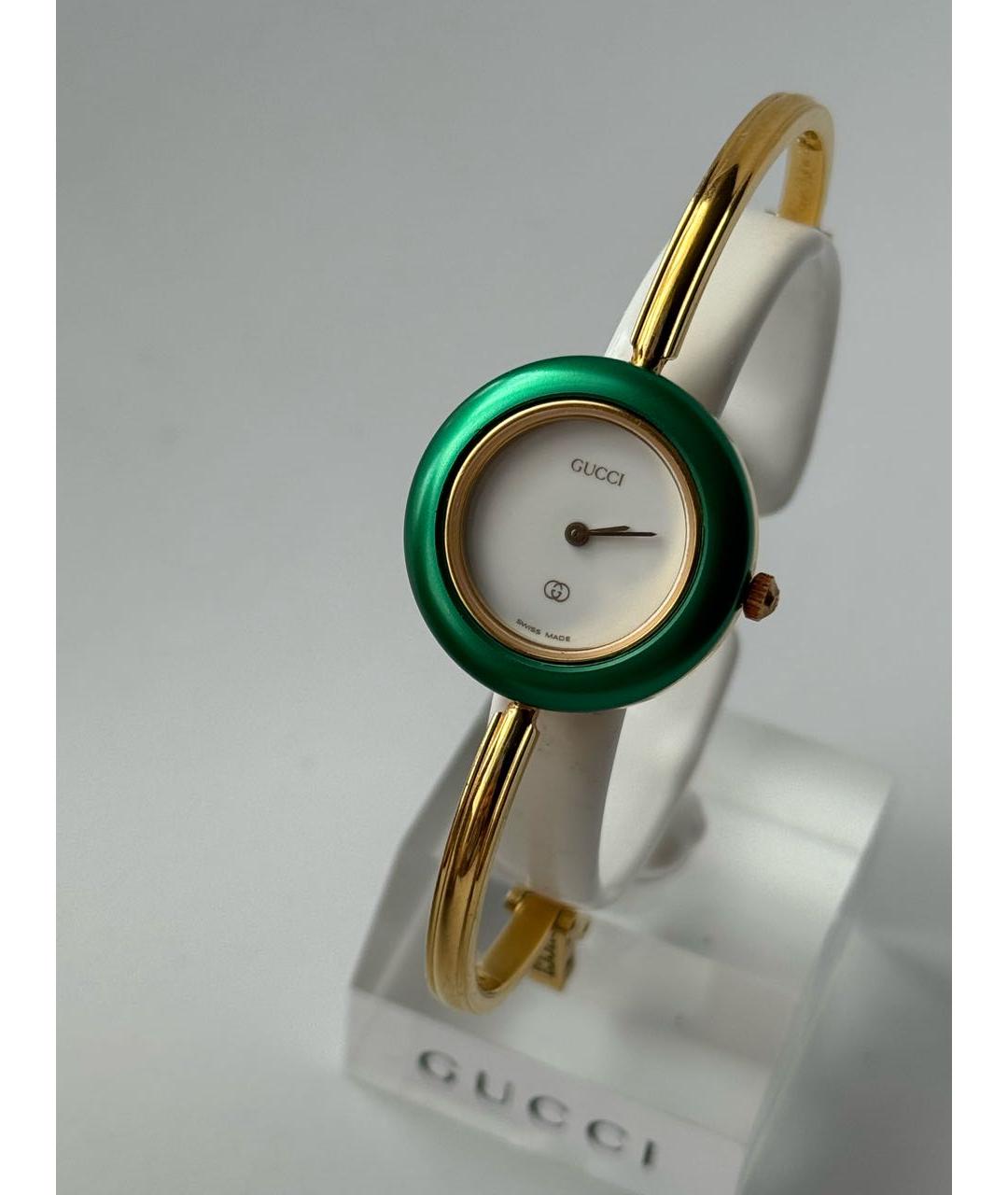 GUCCI Золотые часы, фото 8