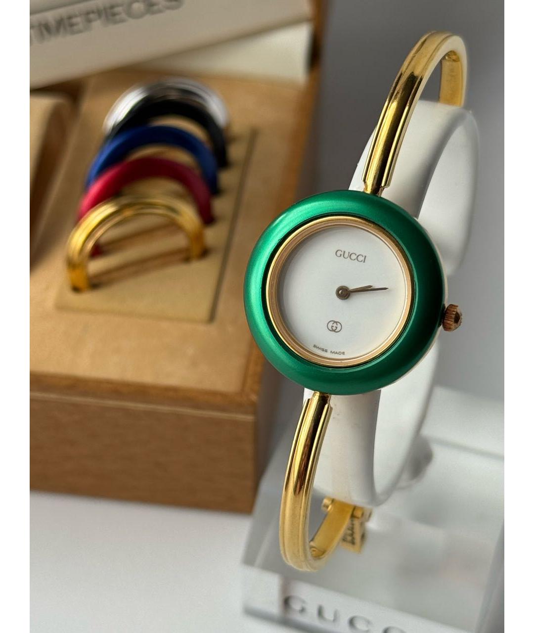 GUCCI Золотые часы, фото 2
