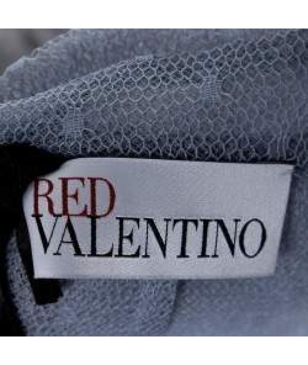 RED VALENTINO Голубой тренч/плащ, фото 9
