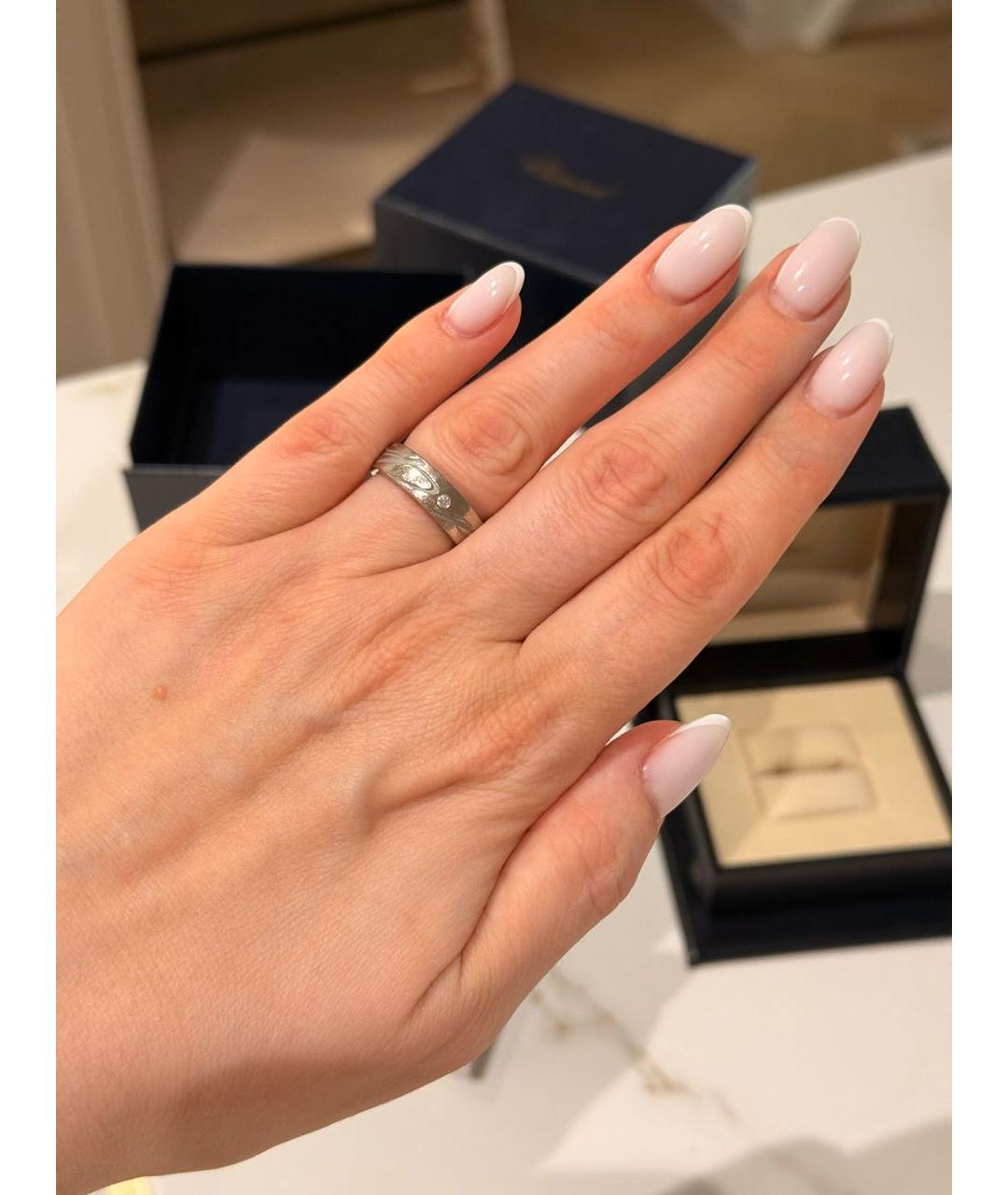 CHOPARD Белое кольцо из белого золота, фото 4