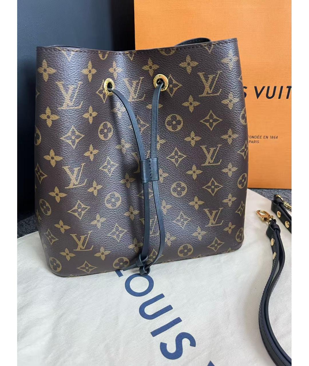 LOUIS VUITTON Коричневая сумка через плечо, фото 2