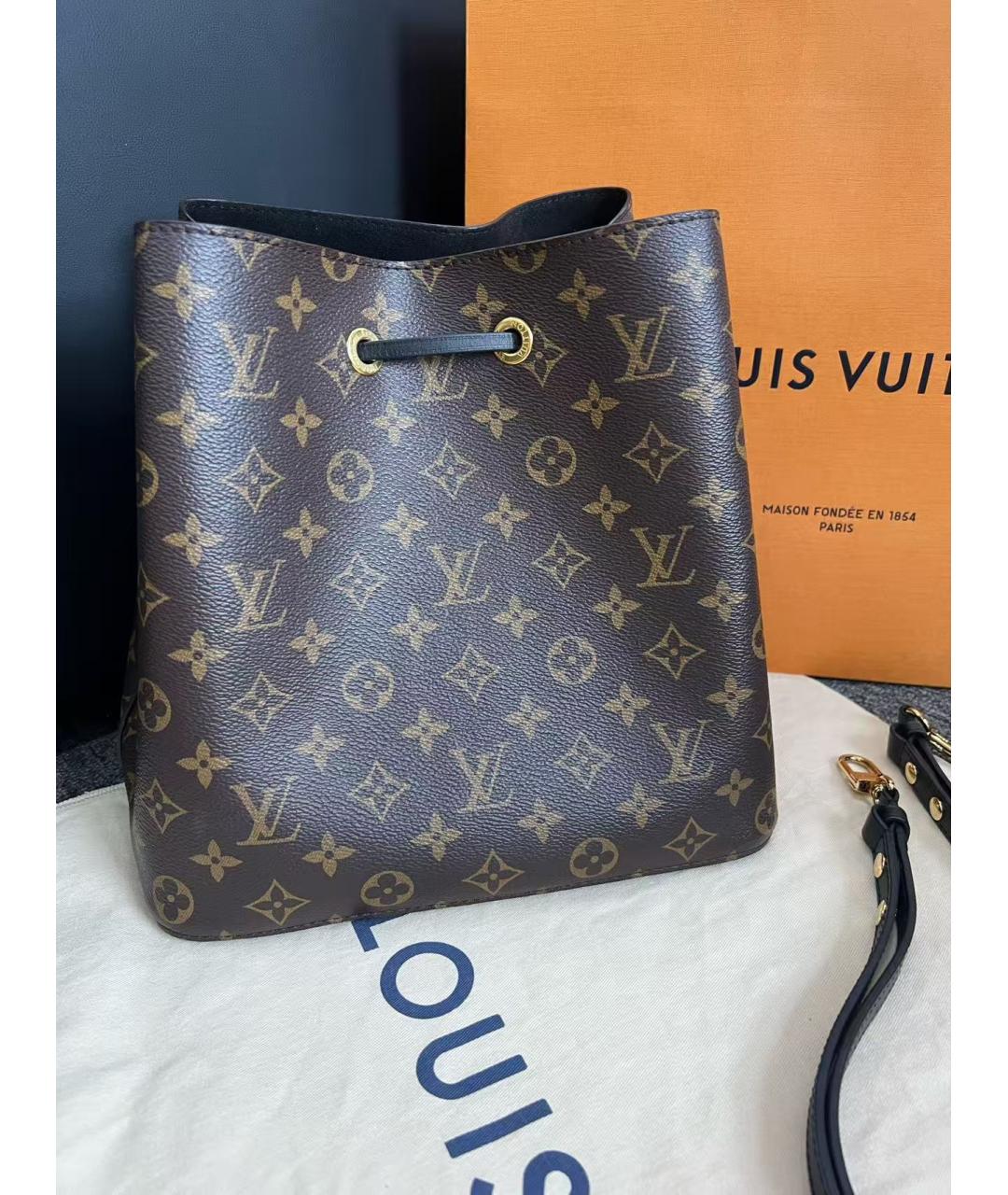 LOUIS VUITTON Коричневая сумка через плечо, фото 3