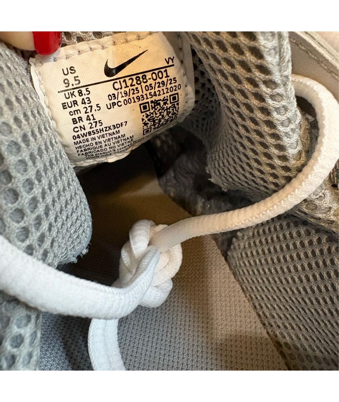 NIKE Серые низкие кроссовки / кеды, фото 6