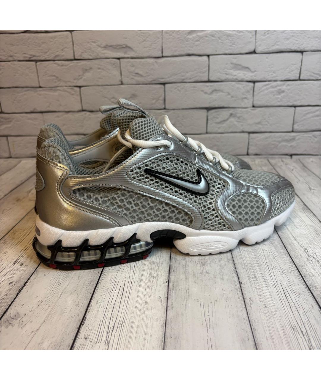NIKE Серые низкие кроссовки / кеды, фото 7