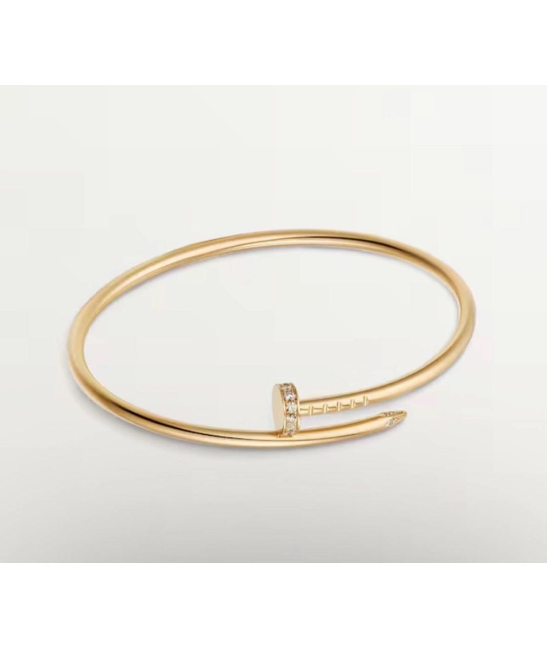 CARTIER Желтый браслет из желтого золота, фото 4