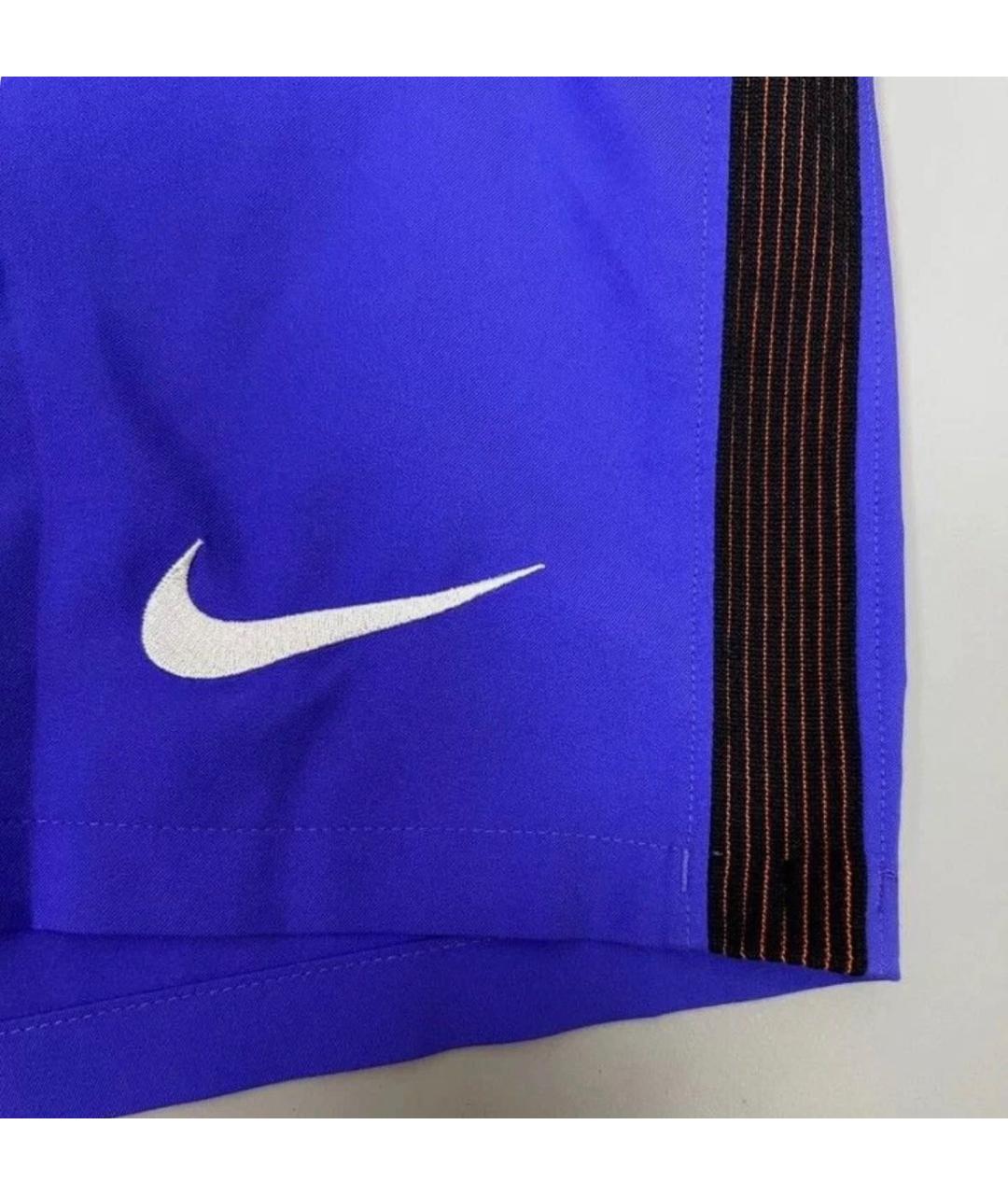 NIKE Синие полиэстеровые шорты, фото 8