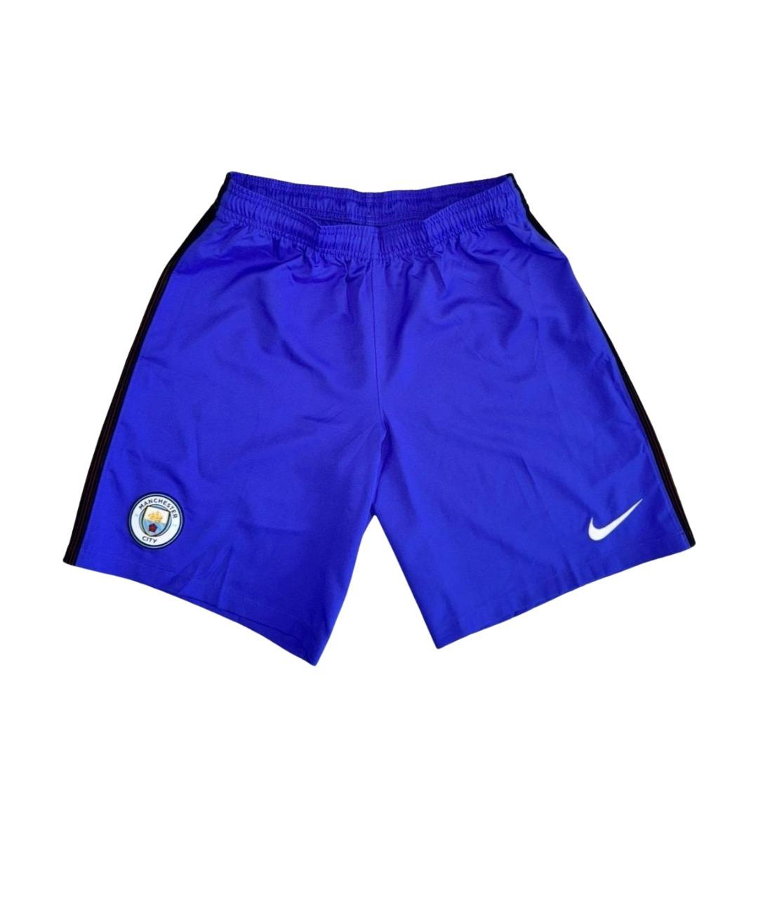 NIKE Синие полиэстеровые шорты, фото 1