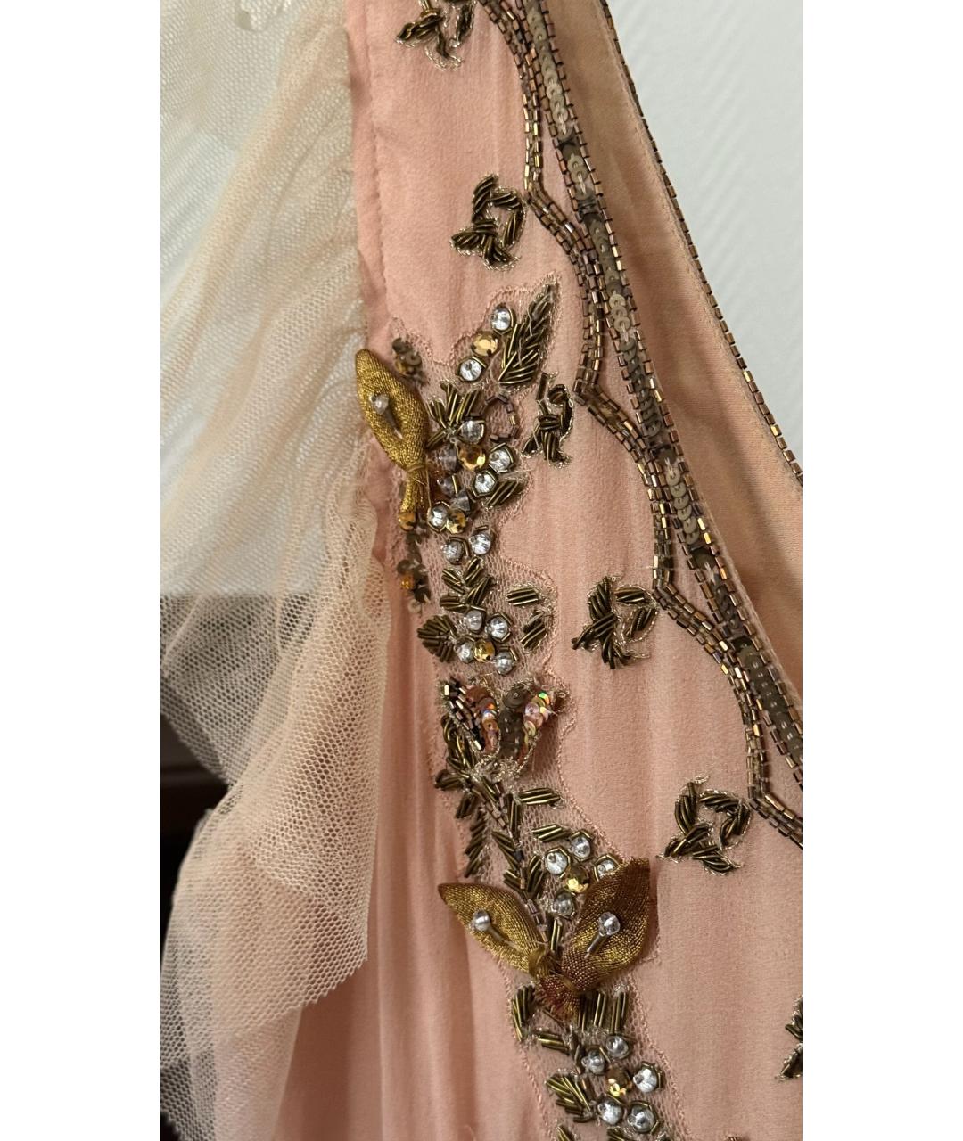 JOHN GALLIANO Бежевое вечернее платье, фото 6