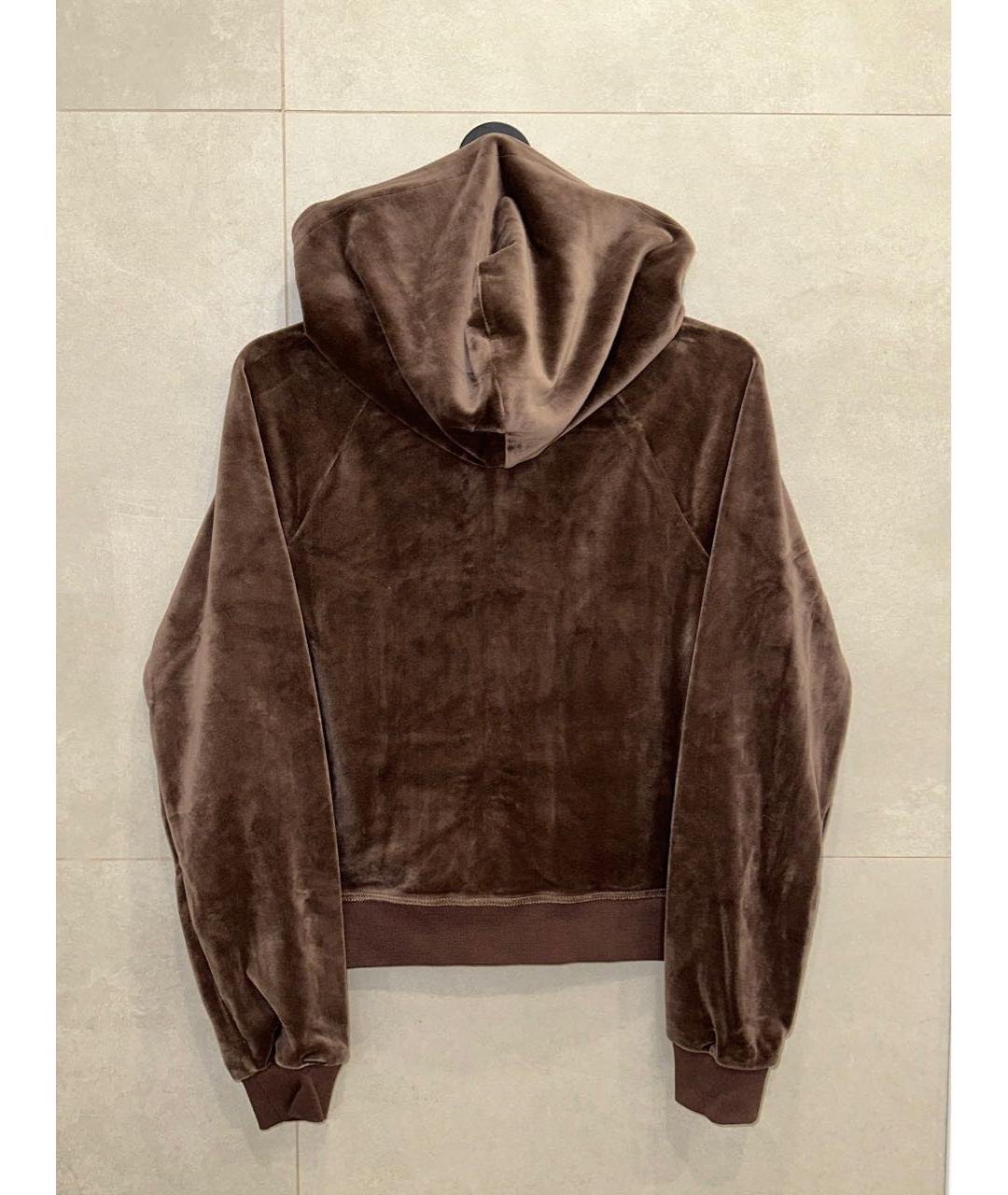 JUICY COUTURE Коричневый велюровый костюм с брюками, фото 3