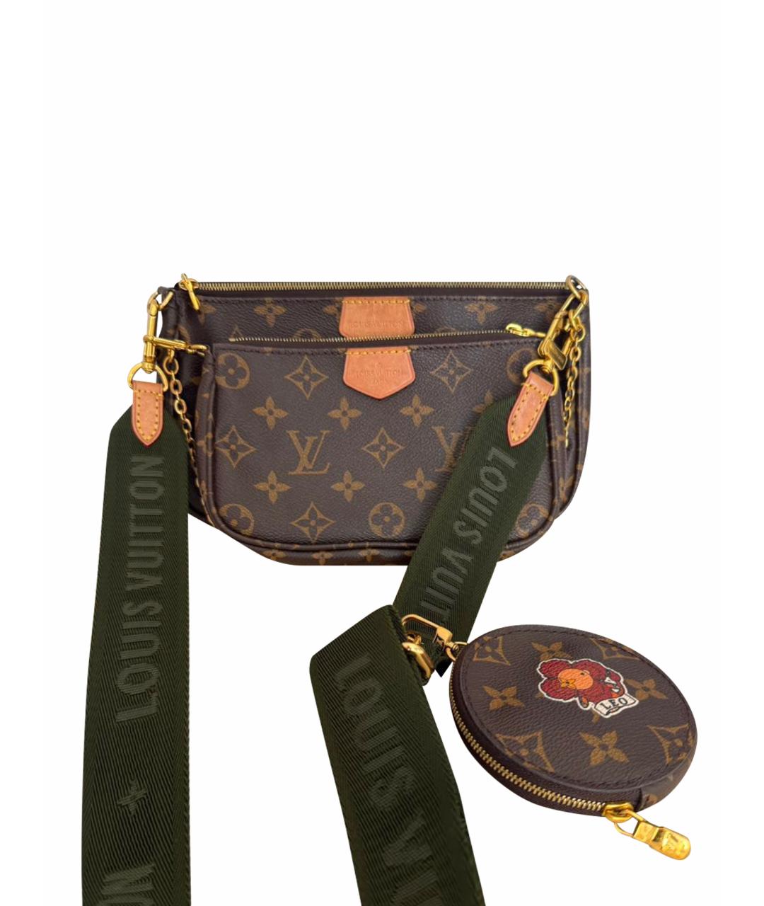 LOUIS VUITTON Коричневая сумка через плечо, фото 1