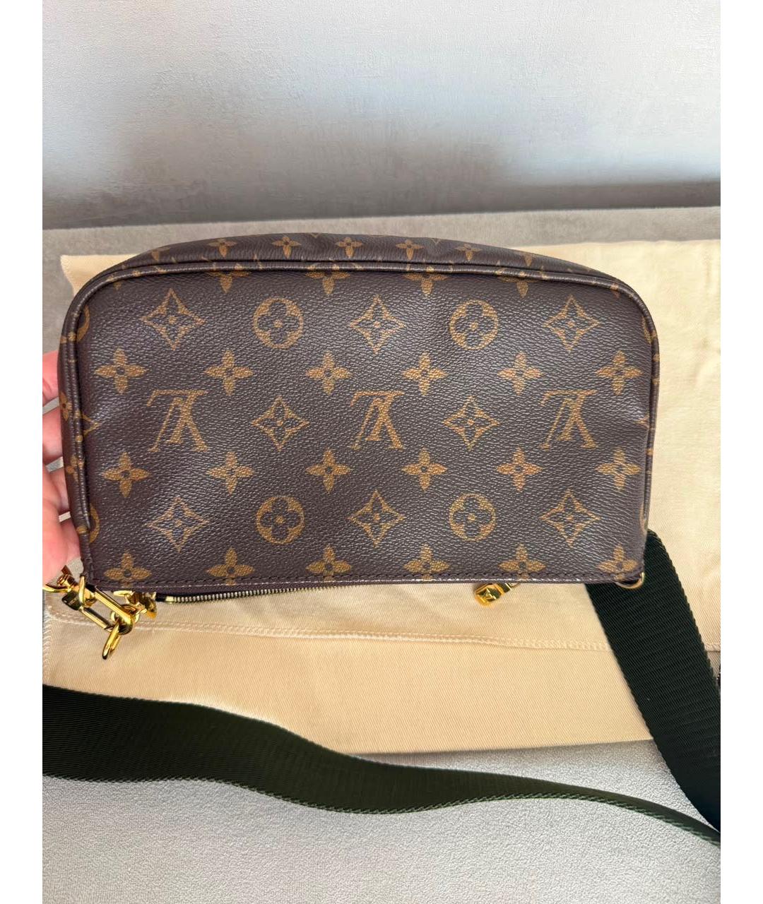 LOUIS VUITTON Коричневая сумка через плечо, фото 6