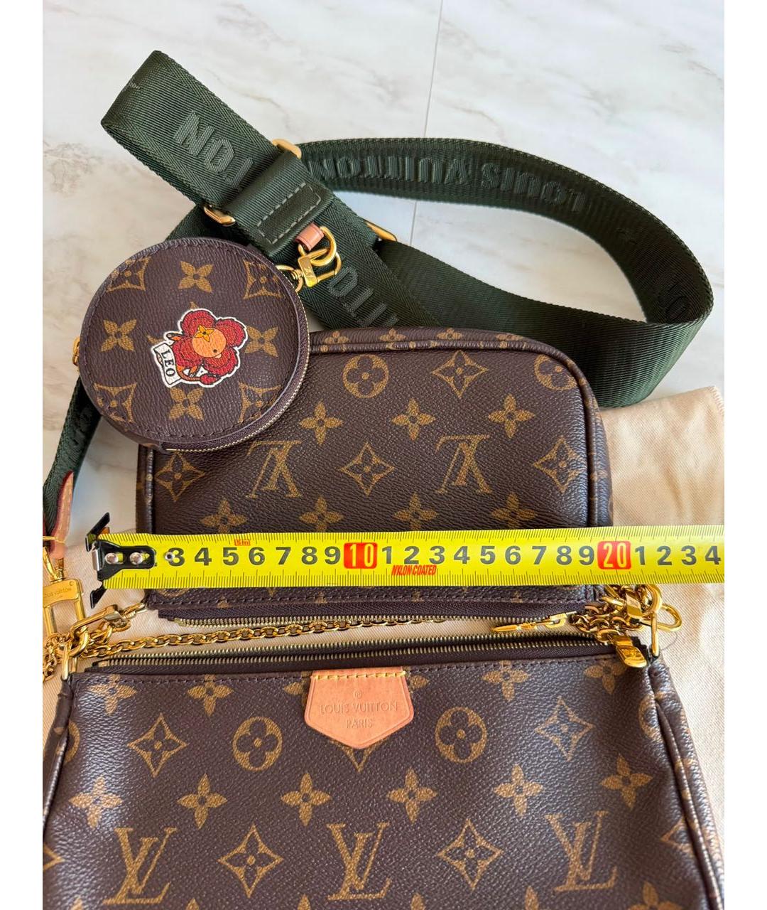 LOUIS VUITTON Коричневая сумка через плечо, фото 2