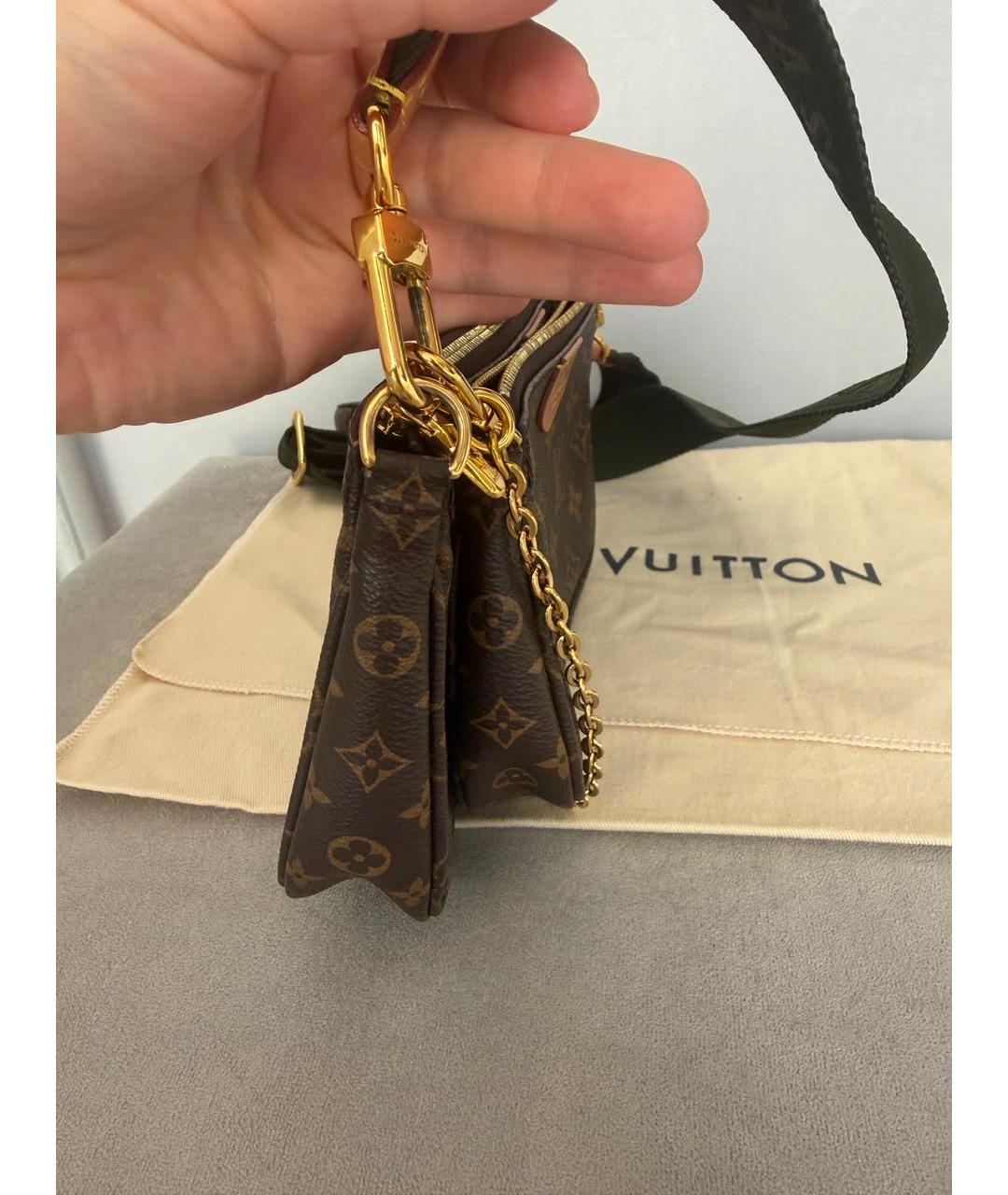 LOUIS VUITTON Коричневая сумка через плечо, фото 4