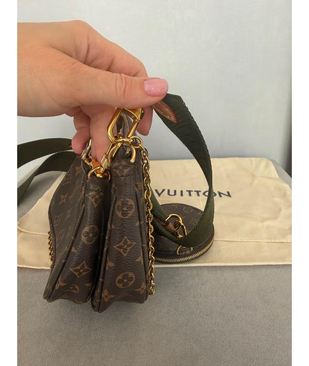 LOUIS VUITTON Коричневая сумка через плечо, фото 5