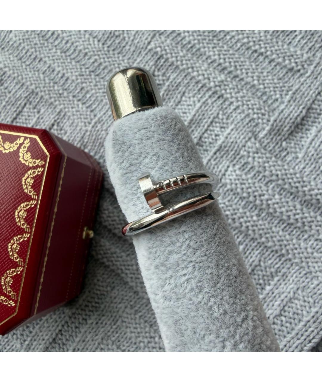 CARTIER Серебряное кольцо из белого золота, фото 2
