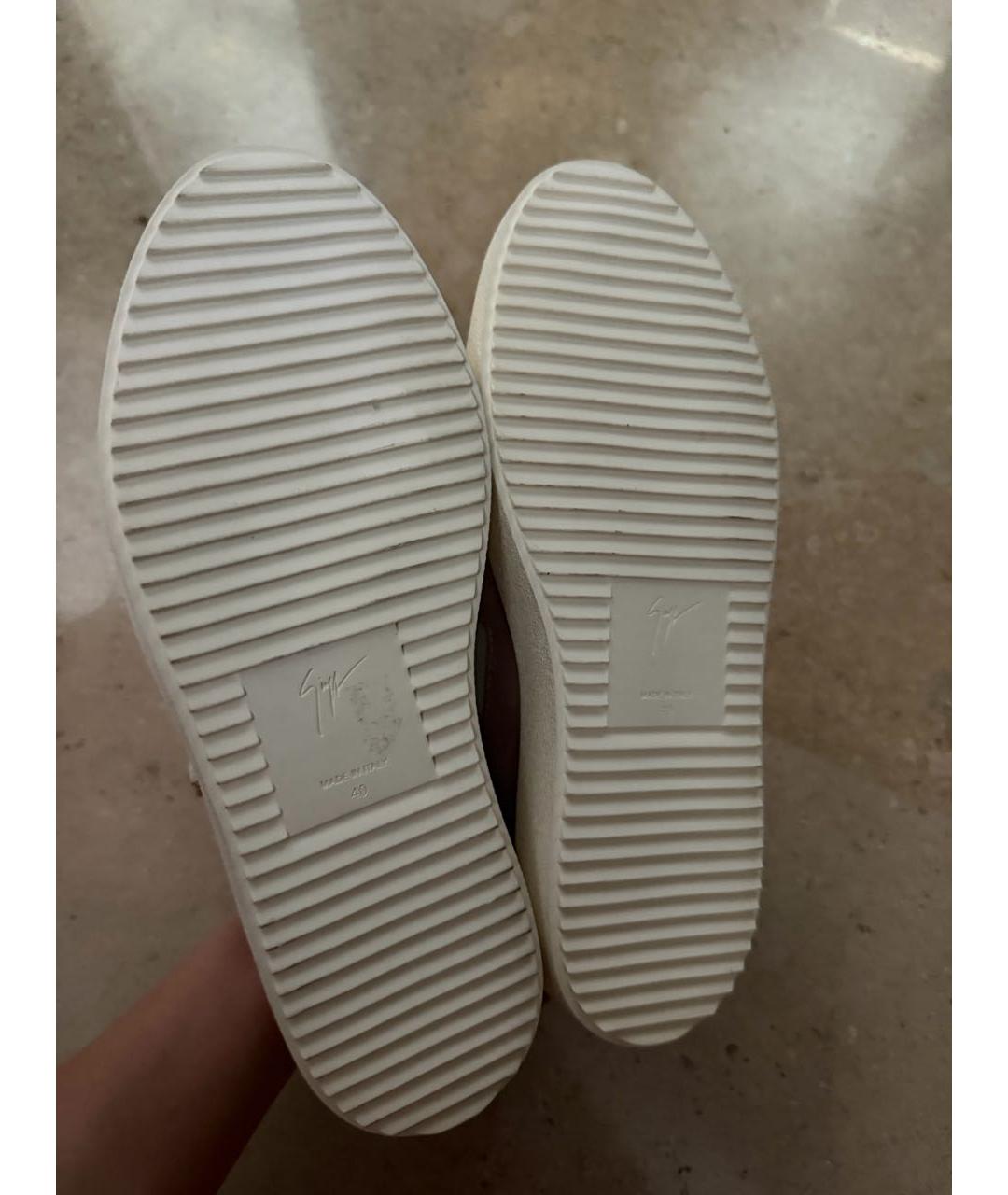 CHRISTIAN LOUBOUTIN Розовые кожаные кеды, фото 4