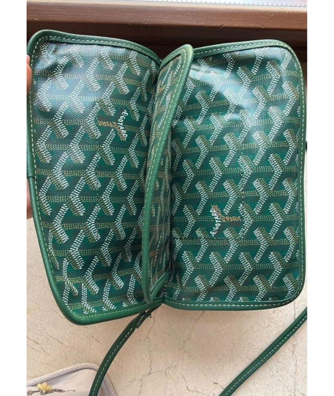 GOYARD Зеленая сумка через плечо, фото 3