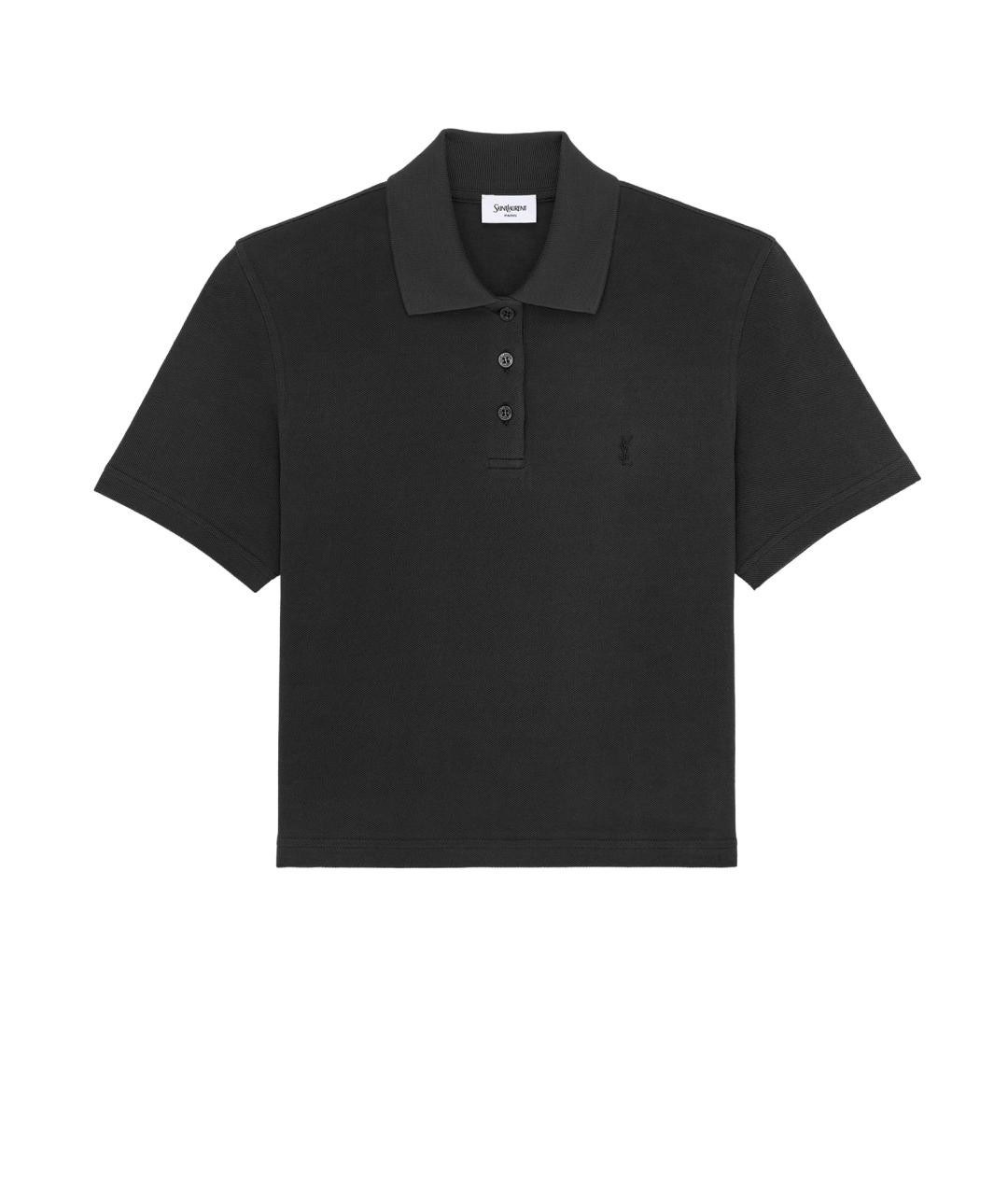 SAINT LAURENT Черная футболка, фото 1