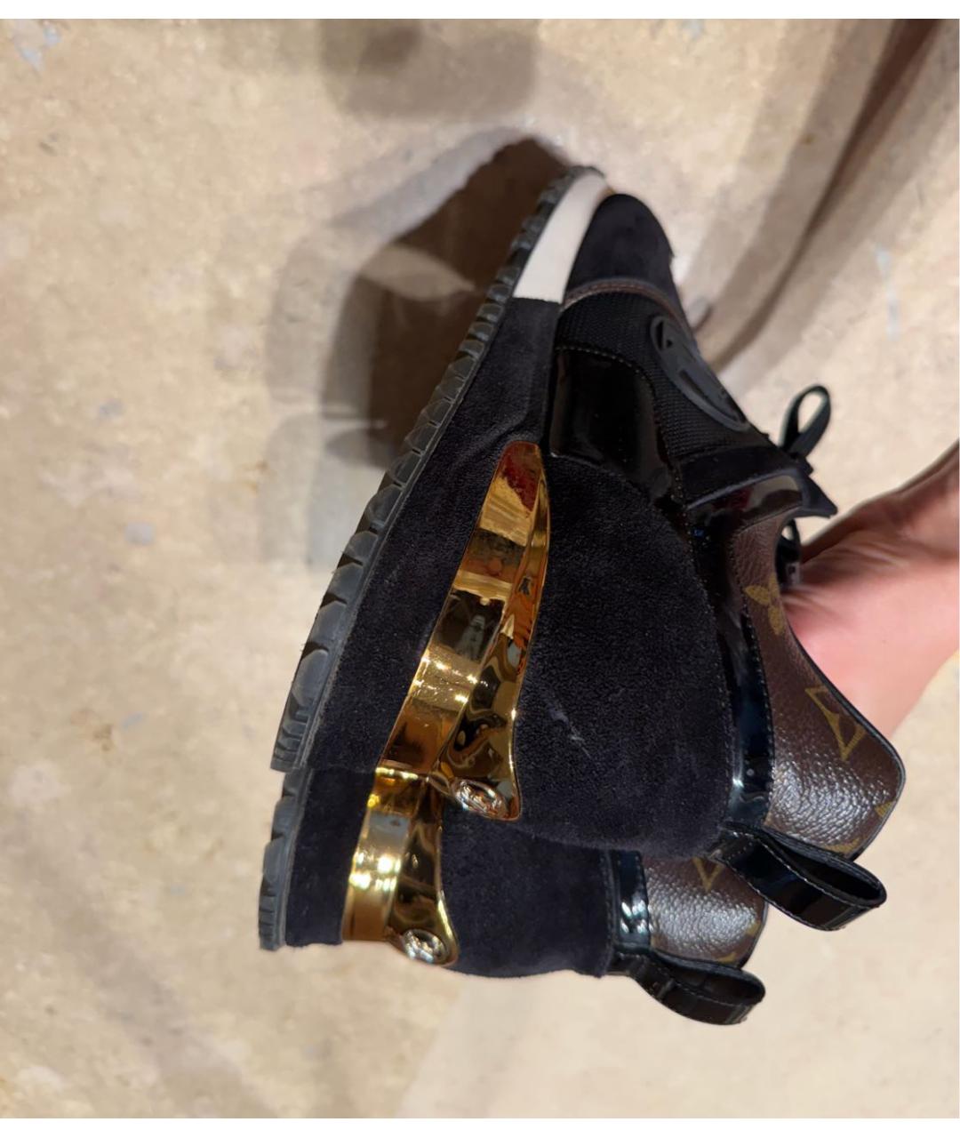 LOUIS VUITTON Черные кроссовки, фото 5