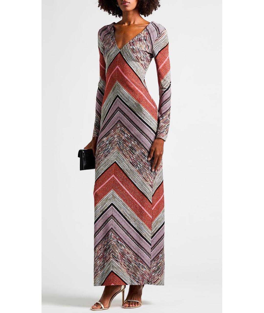 MISSONI Мульти вискозное коктейльное платье, фото 2
