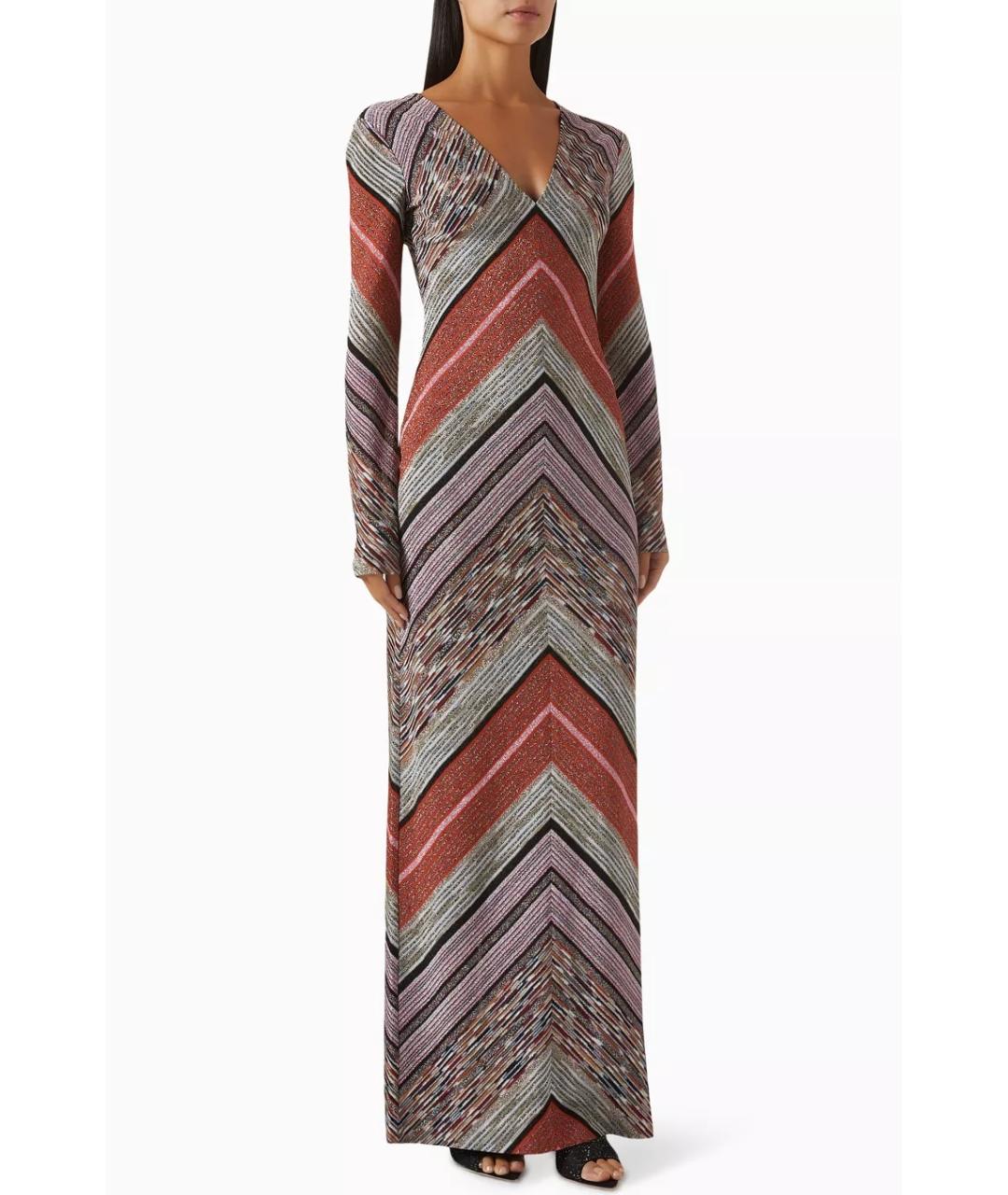 MISSONI Мульти вискозное коктейльное платье, фото 5