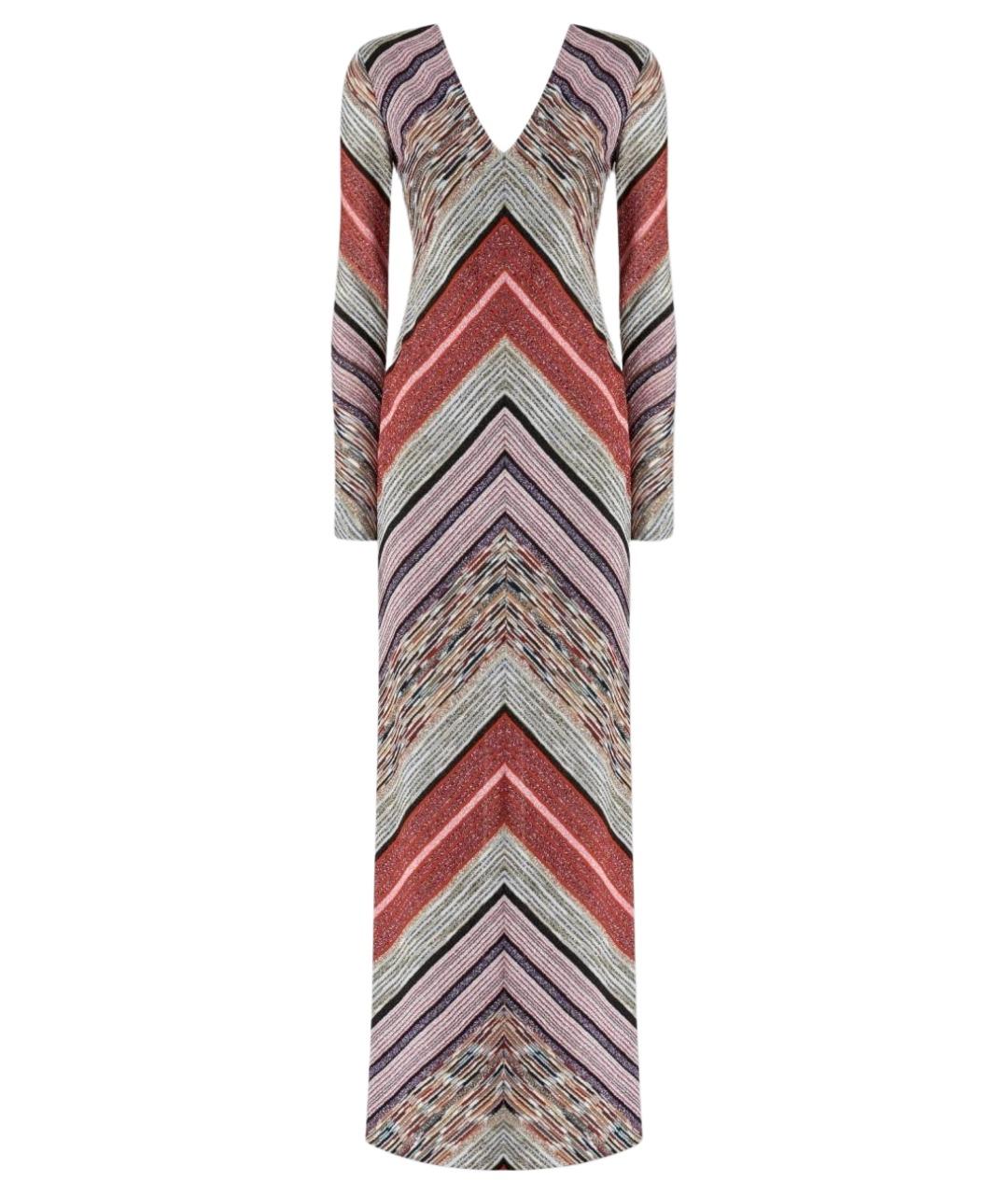 MISSONI Мульти вискозное коктейльное платье, фото 1