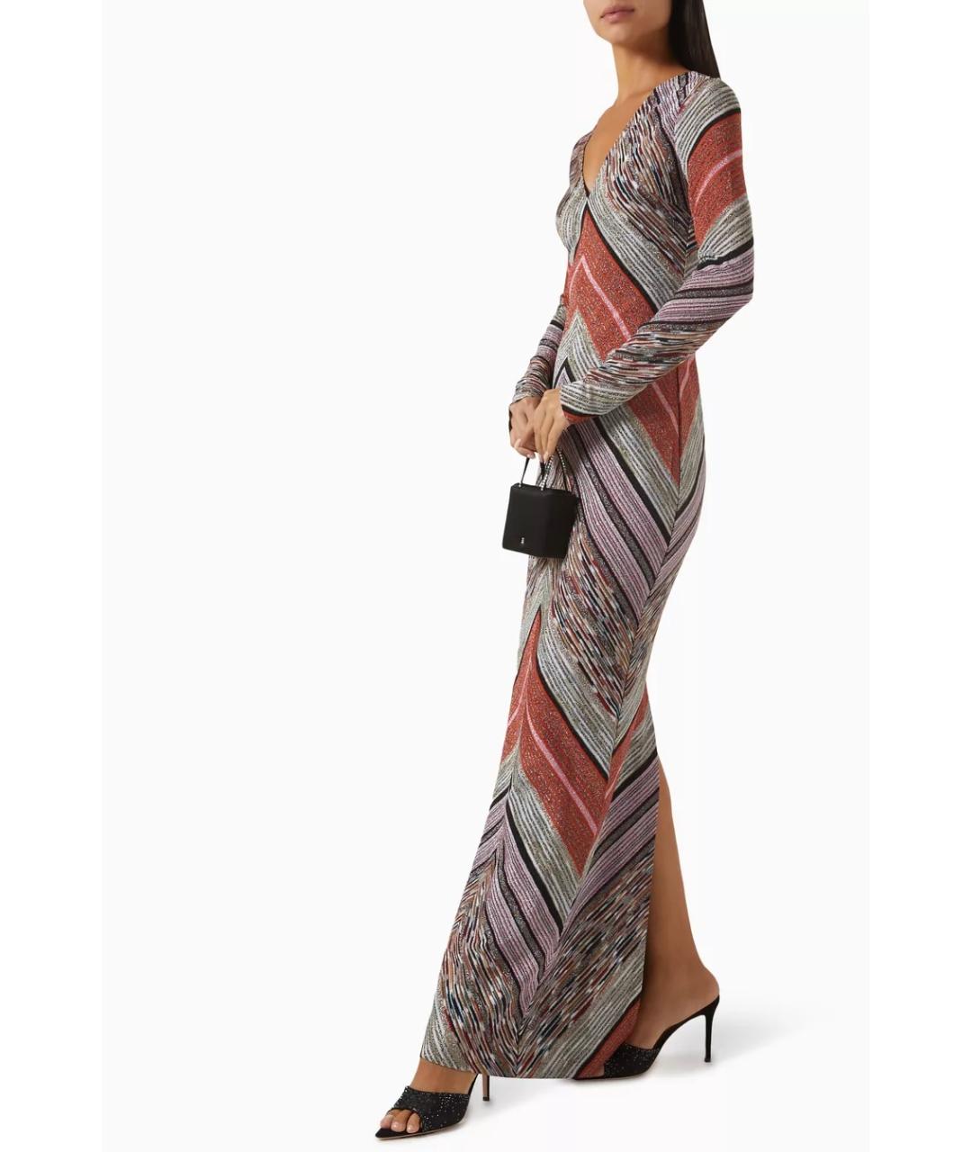 MISSONI Мульти вискозное коктейльное платье, фото 6
