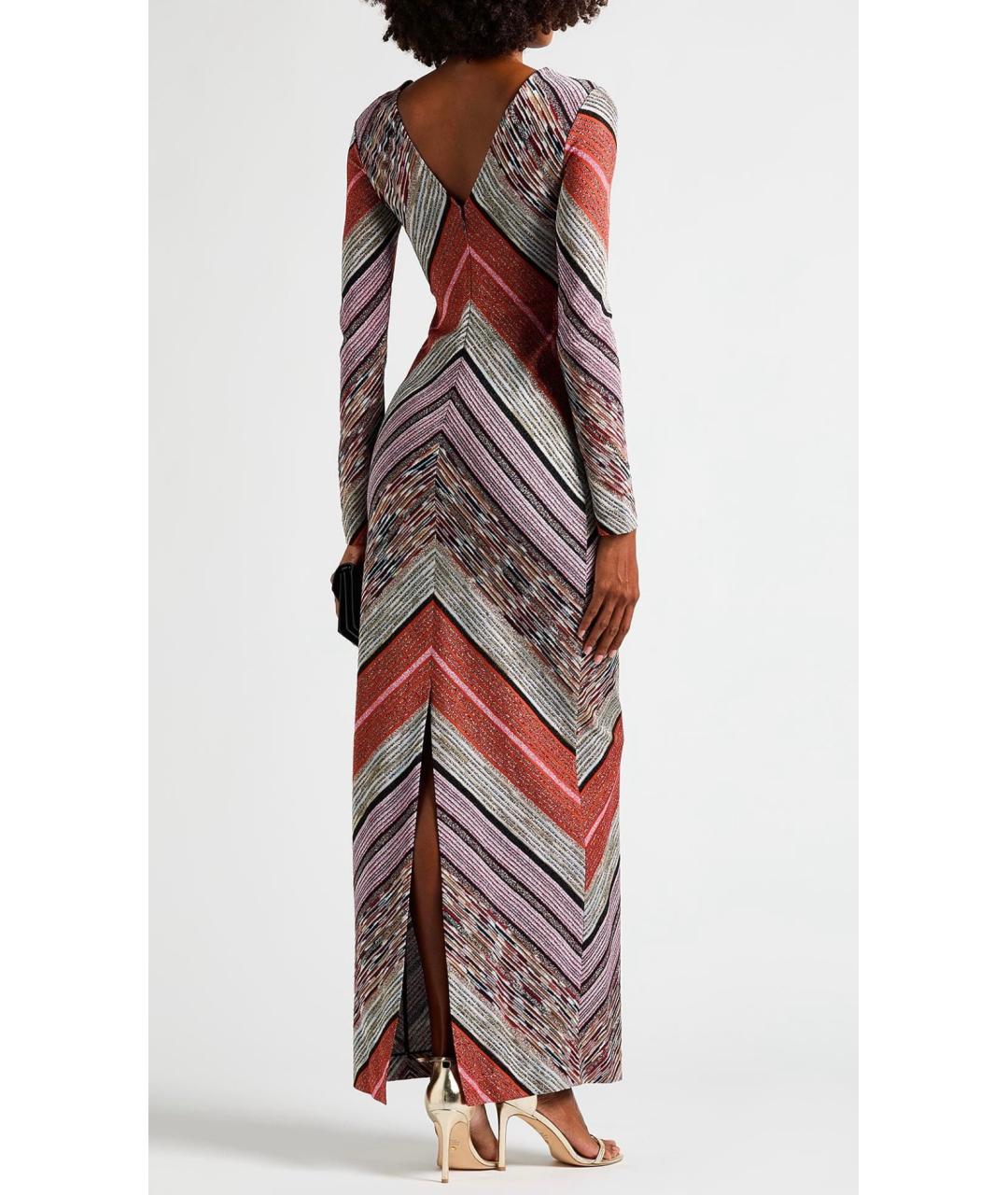MISSONI Мульти вискозное коктейльное платье, фото 3