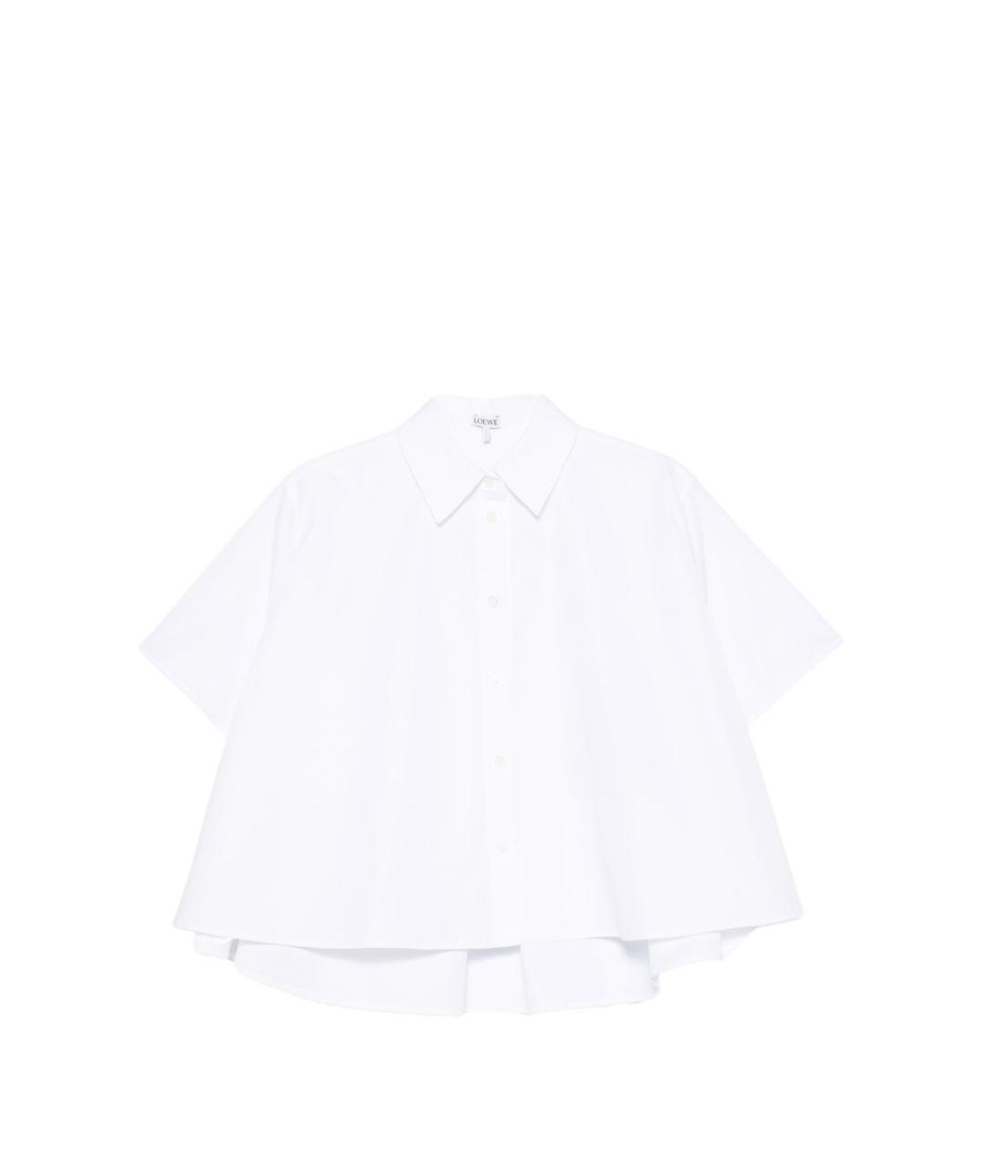 LOEWE Белая хлопковая рубашка, фото 1