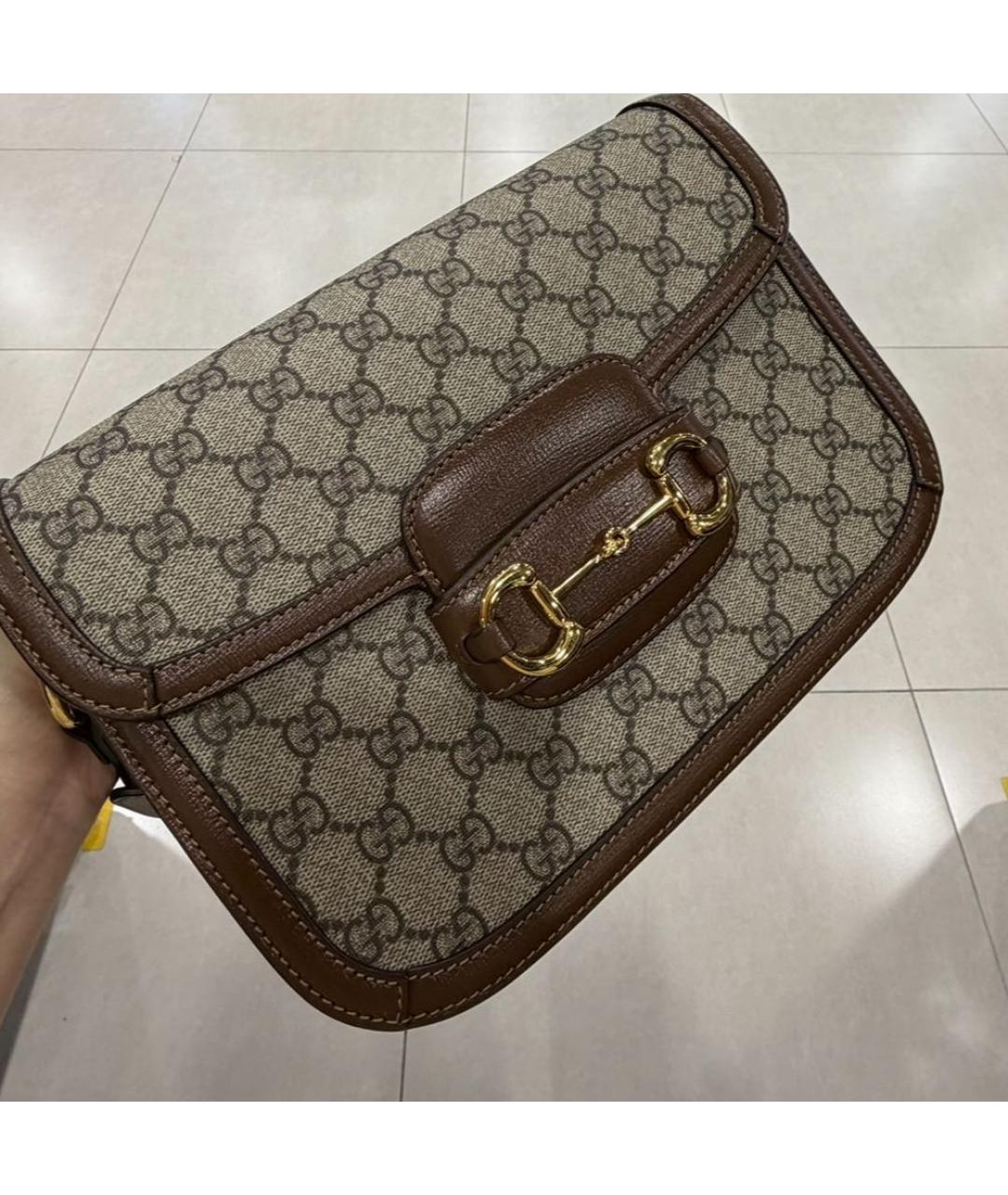 GUCCI Коричневая сумка через плечо, фото 2
