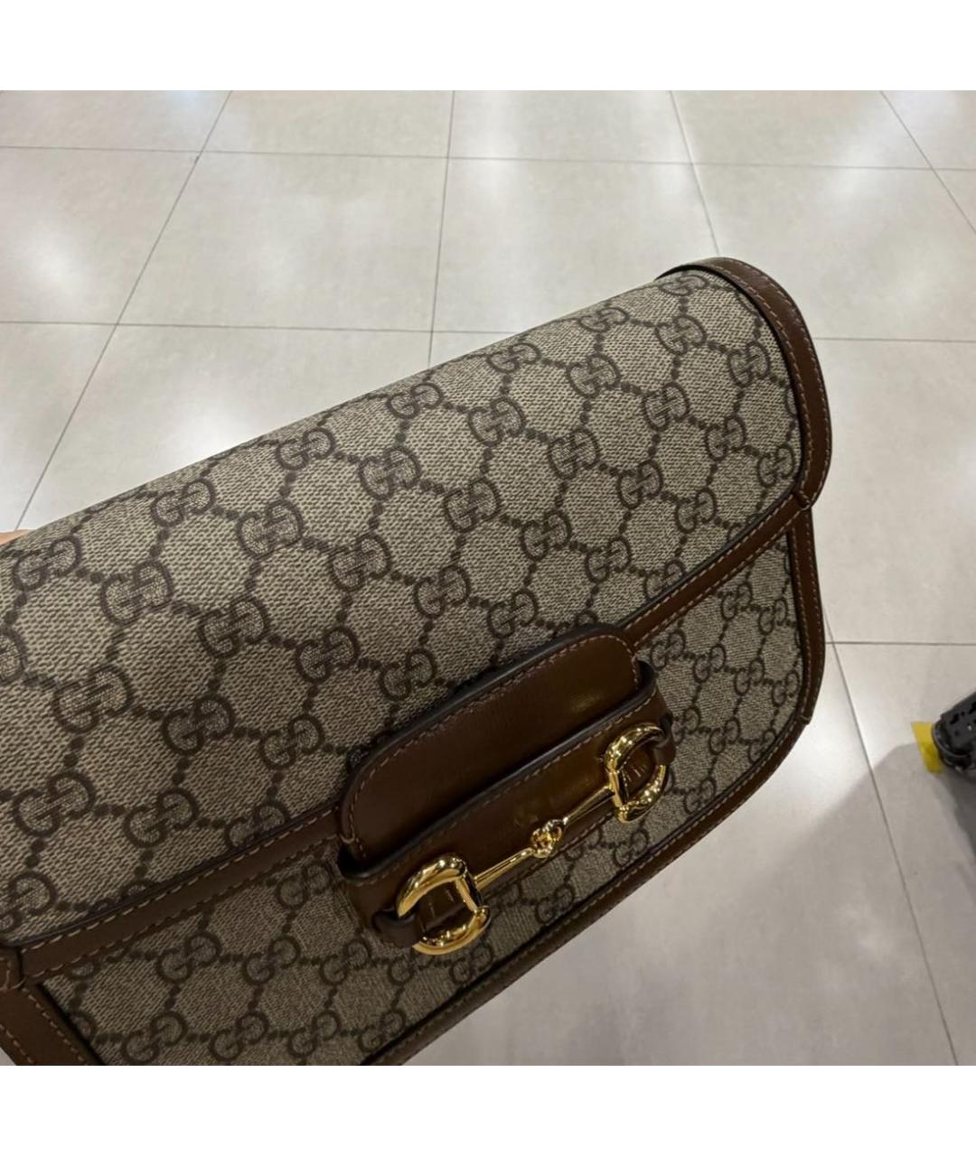 GUCCI Коричневая сумка через плечо, фото 3