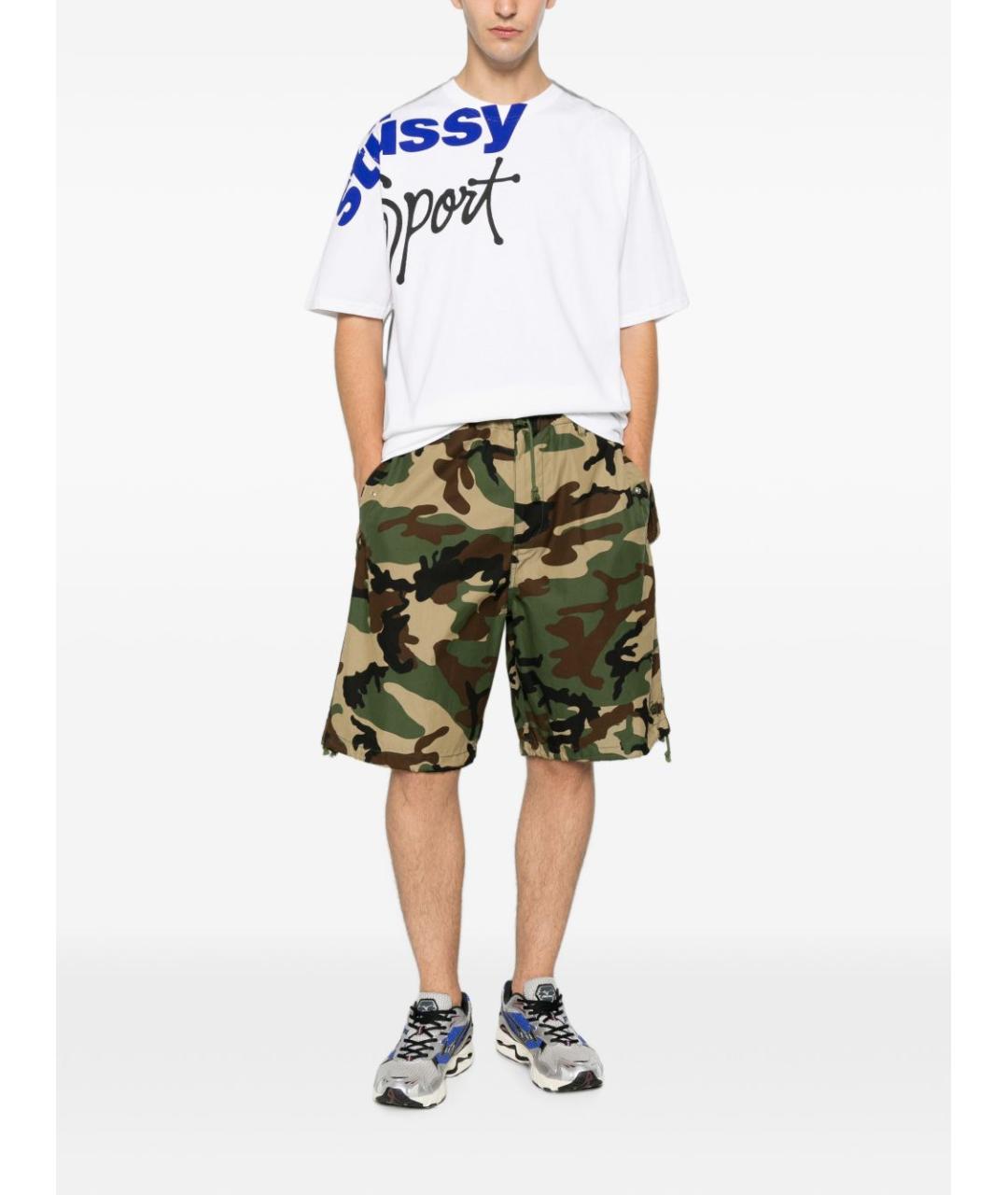 STUSSY Хаки шорты, фото 4