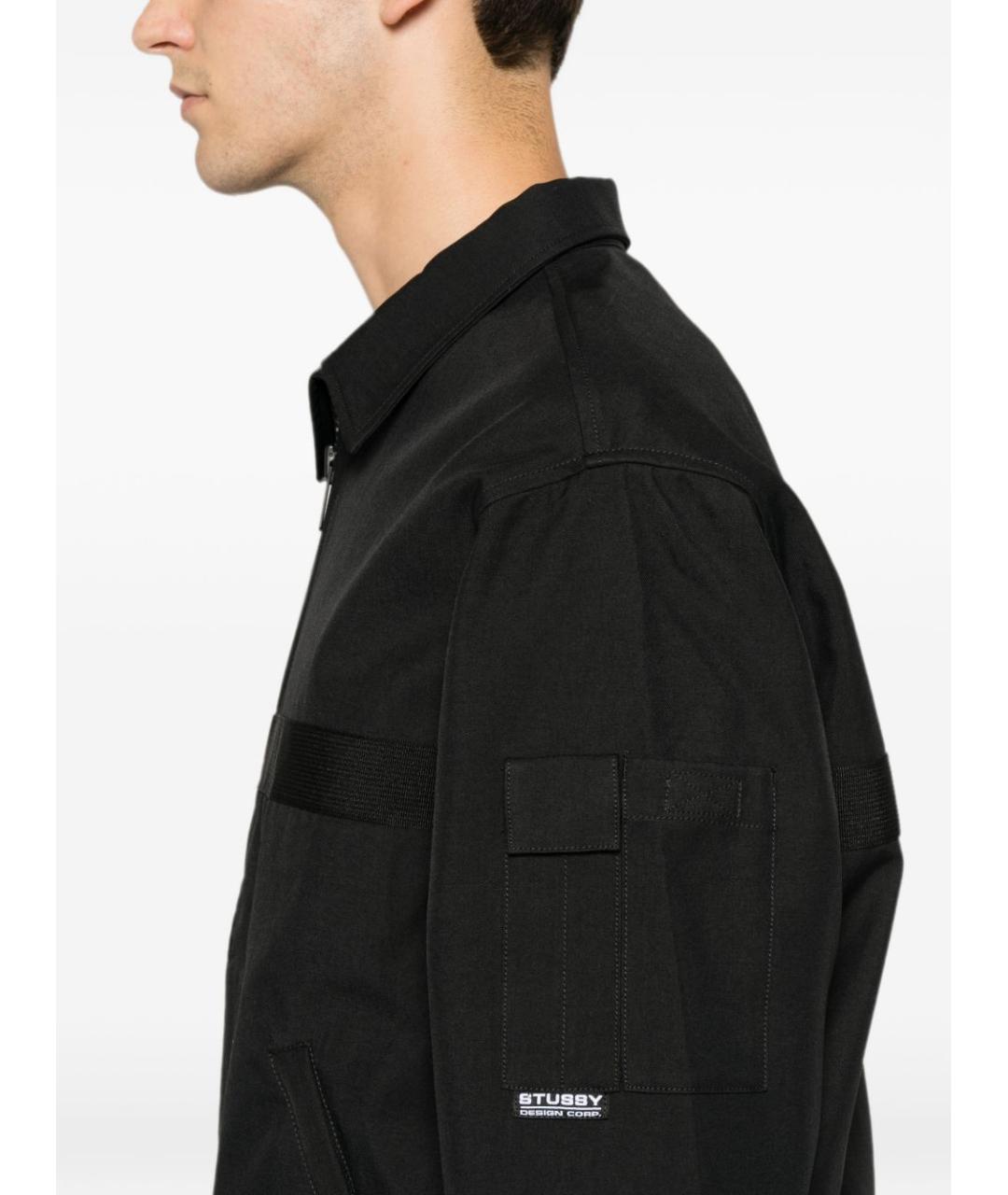 STUSSY Черная куртка, фото 5