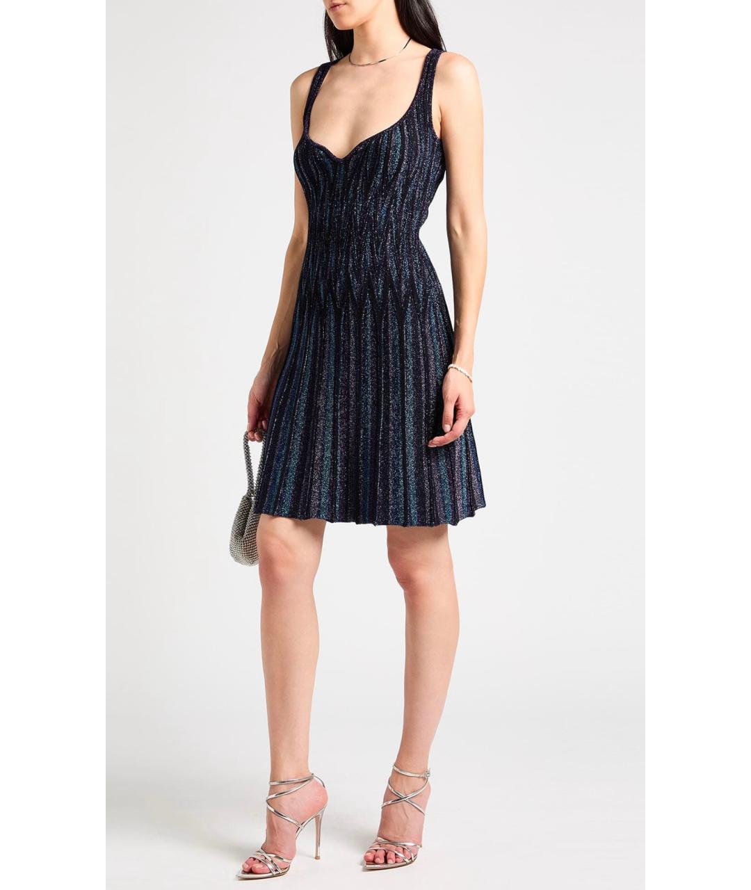MISSONI Черное вискозное коктейльное платье, фото 5