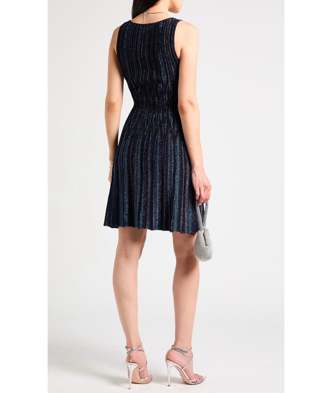 MISSONI Черное вискозное коктейльное платье, фото 6
