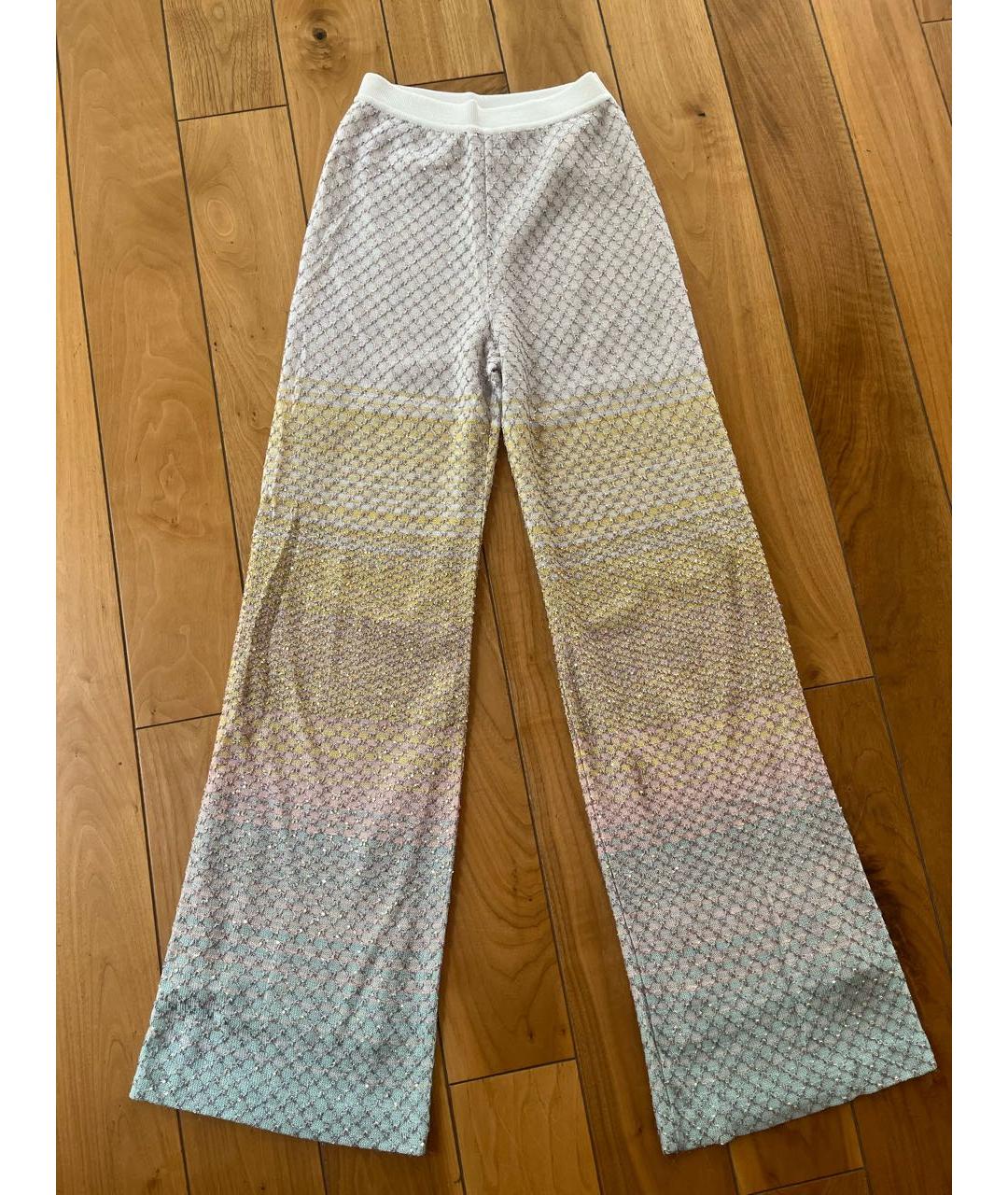 MISSONI Голубые брюки широкие, фото 2