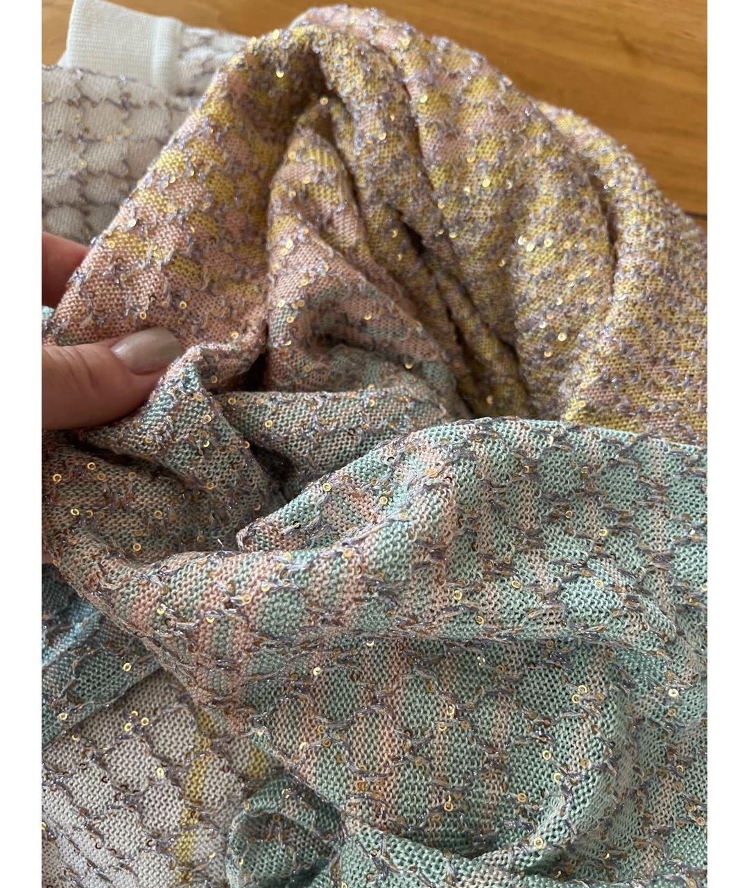 MISSONI Голубые брюки широкие, фото 8