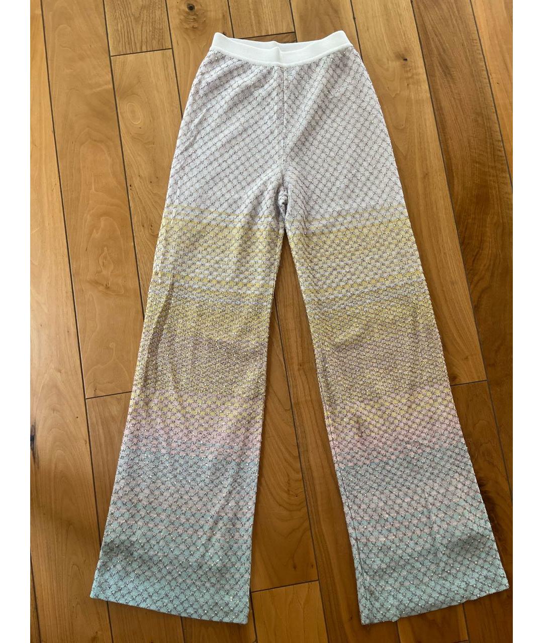 MISSONI Голубые брюки широкие, фото 3