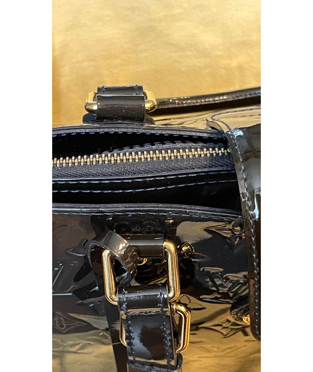LOUIS VUITTON Фиолетовая сумка с короткими ручками из лакированной кожи, фото 7