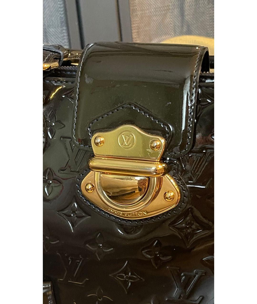 LOUIS VUITTON Фиолетовая сумка с короткими ручками из лакированной кожи, фото 4